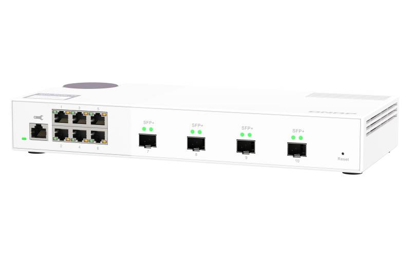 Rca Informatique - image du produit : QSW-M2108-2S 6P2.5GBPS 4P10GBPS SFP+ WEB MANAGED SWITCH