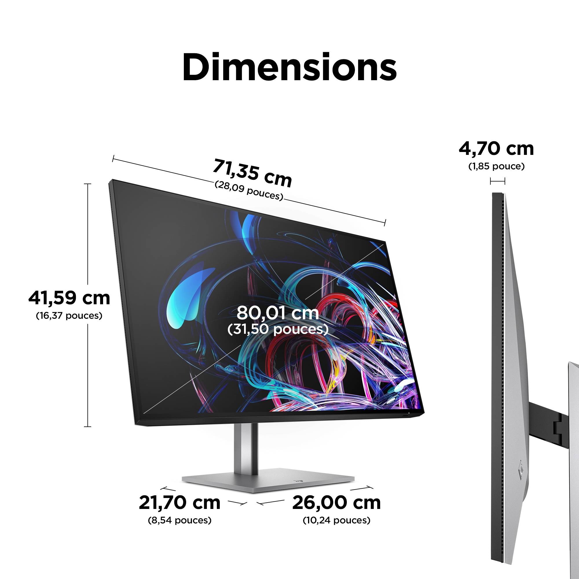 Rca Informatique - image du produit : HP Z32K G3 USB-C 4K DISPLAY EUROPE - ENGLISH LOCALIZATION