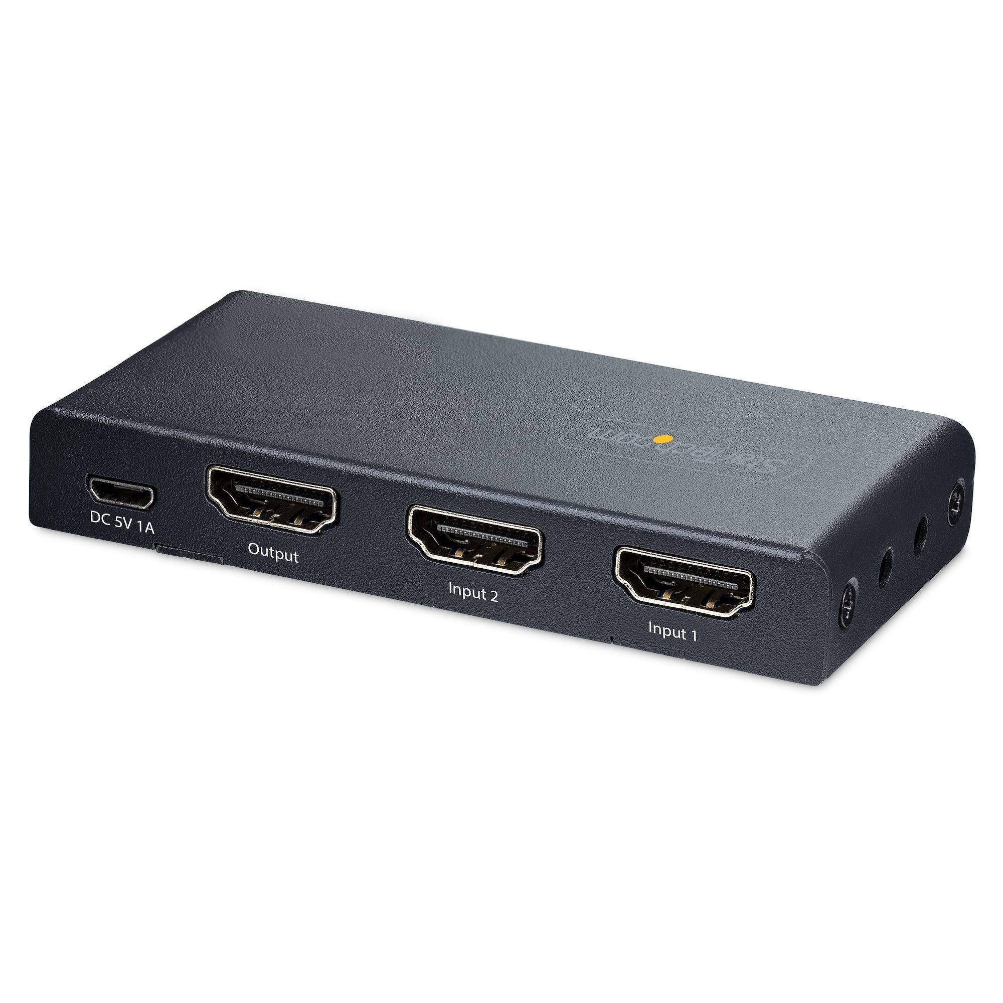 Rca Informatique - image du produit : 2-PORT 8K HDMI SWITCH - 8K 60HZ HDMI 2.1 AUTO SWITCHER