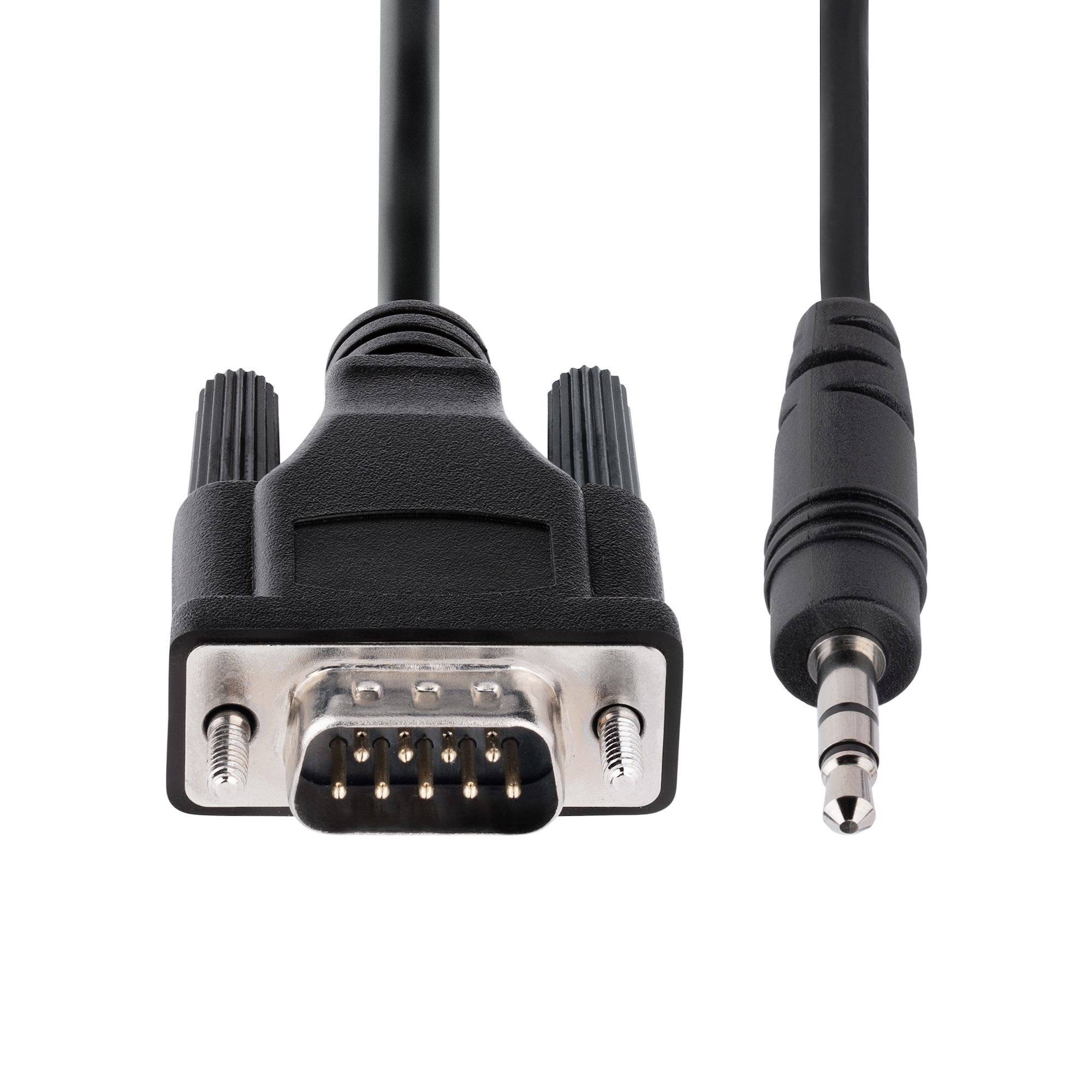 Rca Informatique - image du produit : 1M DB9 TO 3.5MM SERIAL CABLE - RS232 MALE TO 3.5MM SERIAL CABLE