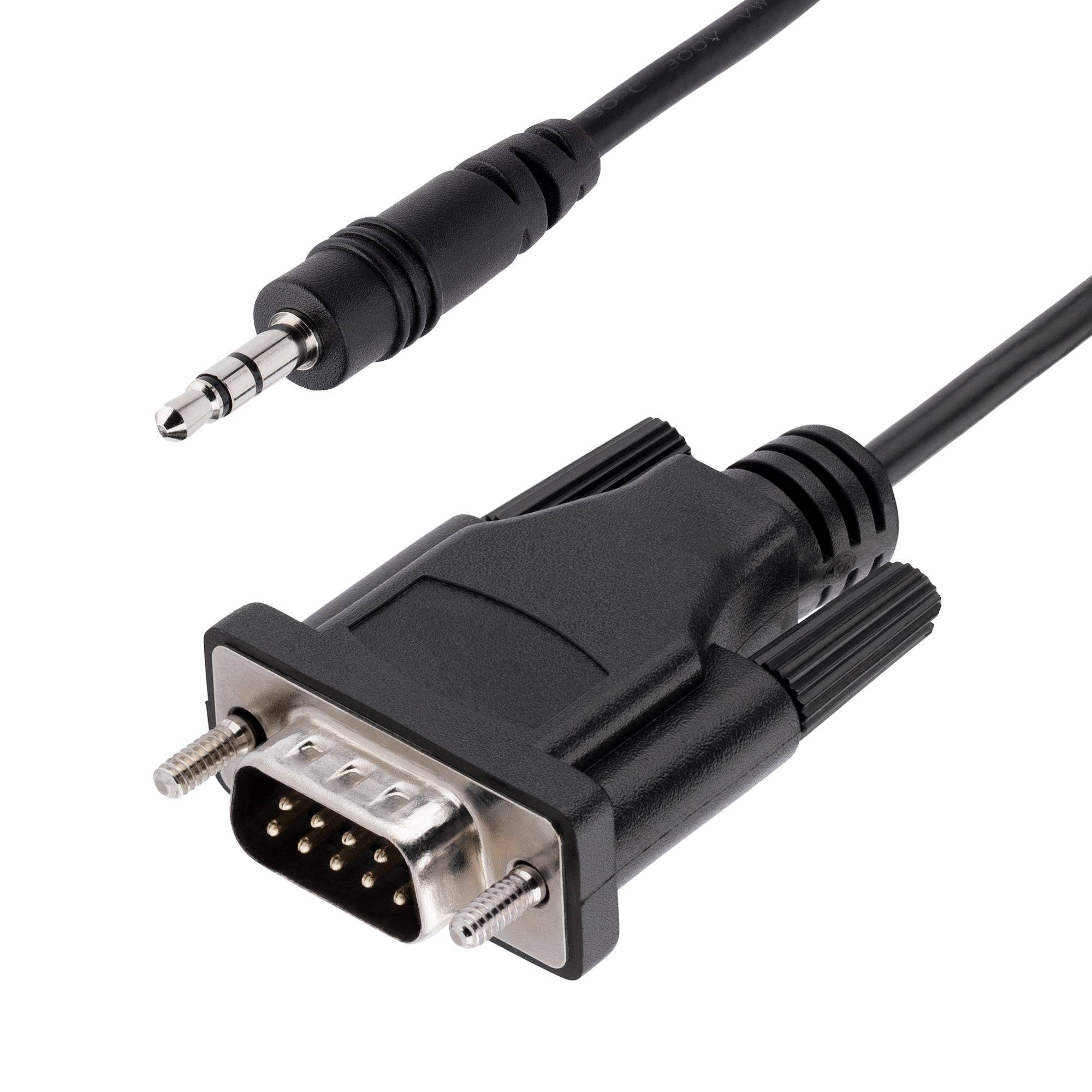 Rca Informatique - Image du produit : 1M DB9 TO 3.5MM SERIAL CABLE - RS232 MALE TO 3.5MM SERIAL CABLE