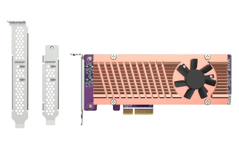 Rca Informatique - image du produit : DUAL M.2 PCIE SSD EXP CARD PCIE GEN3 X4 HOST INTERFACE