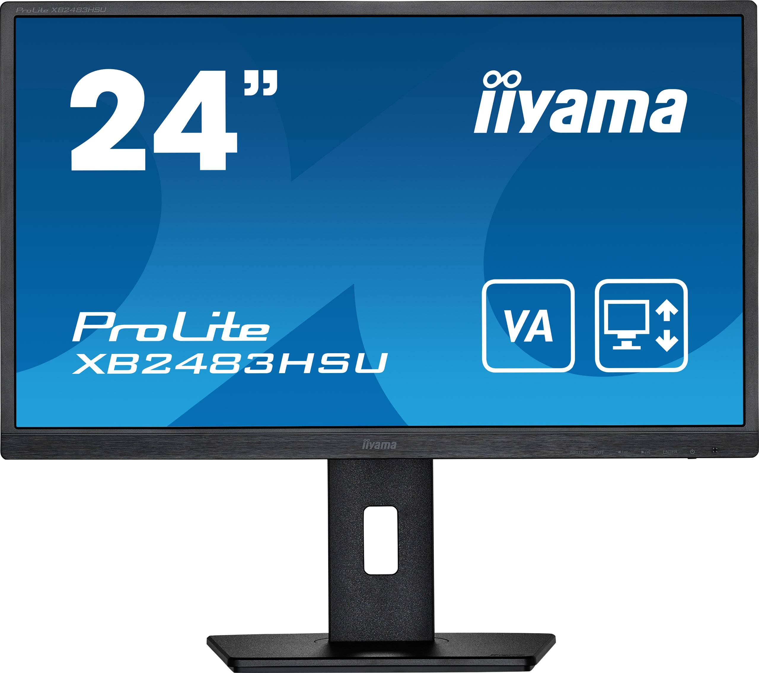 Rca Informatique - Image du produit : XB2483HSU-B5 23.8IN VA FHD 250 4MS HDMI DP 2USB HUB HAS