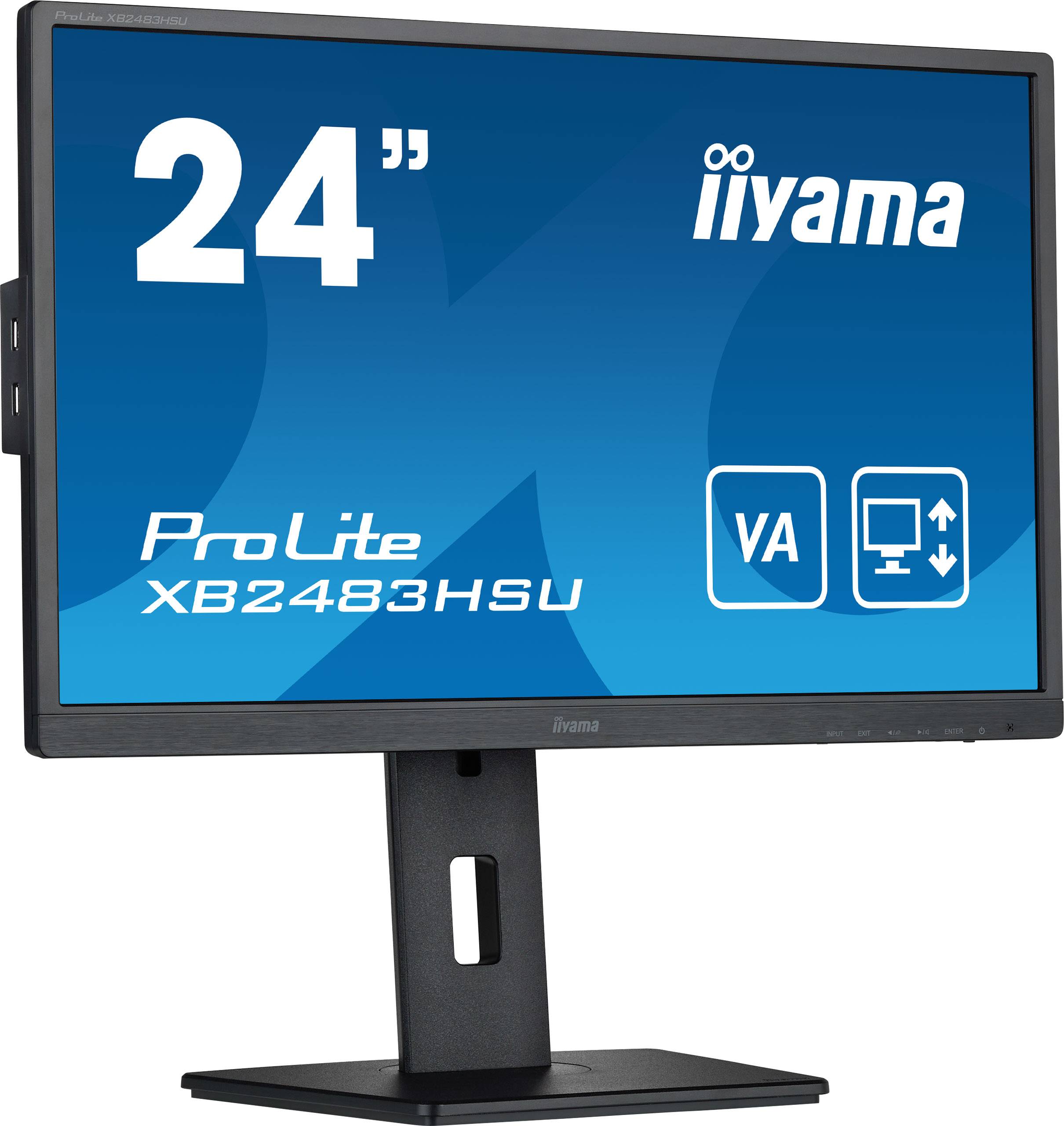 Rca Informatique - image du produit : XB2483HSU-B5 23.8IN VA FHD 250 4MS HDMI DP 2USB HUB HAS