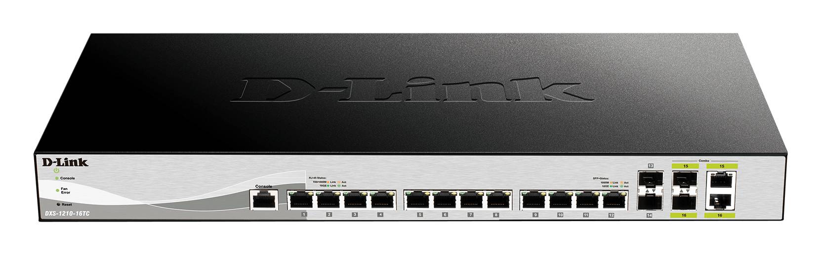 Rca Informatique - Image du produit : 16-PORT 10 GIGABIT SMART MANAGED SWITCH WITH 14 10GBASE-T