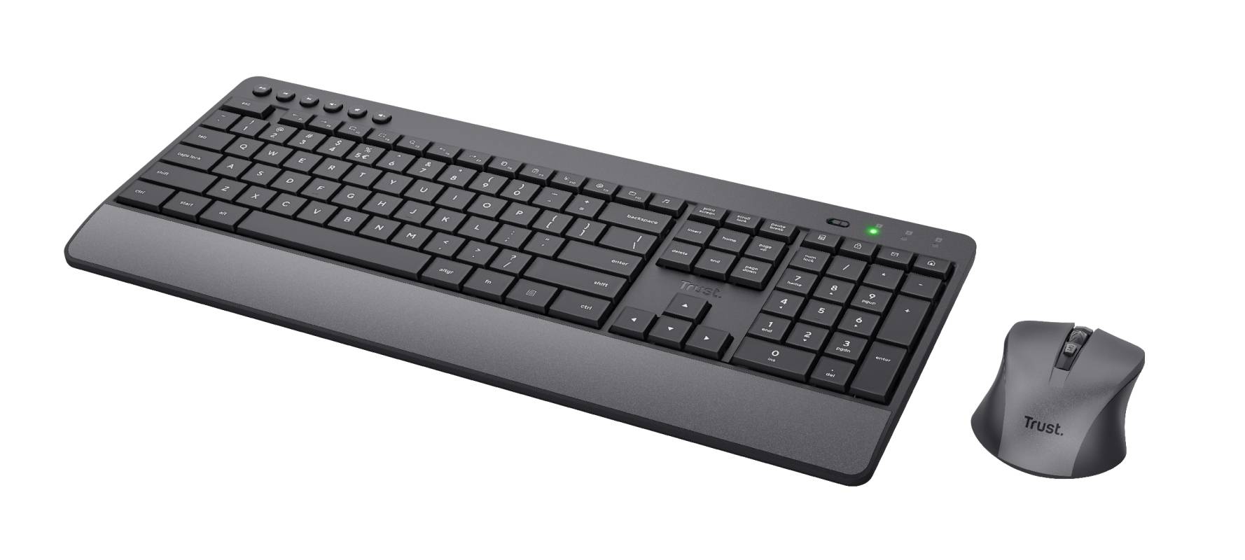 Rca Informatique - image du produit : TREZO ECO WIRELESS KEYBOARD MOUSE PACK