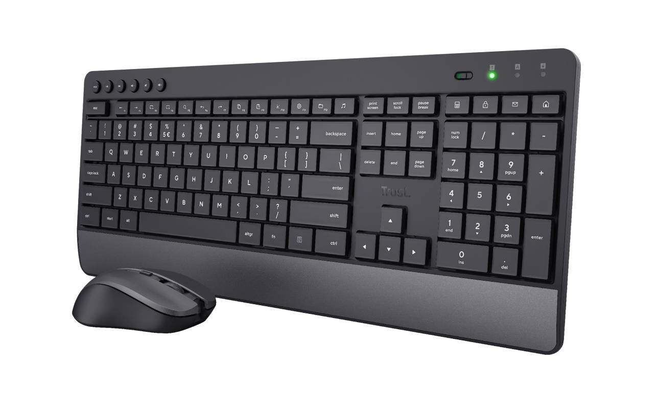 Rca Informatique - Image du produit : TREZO ECO WIRELESS KEYBOARD MOUSE PACK