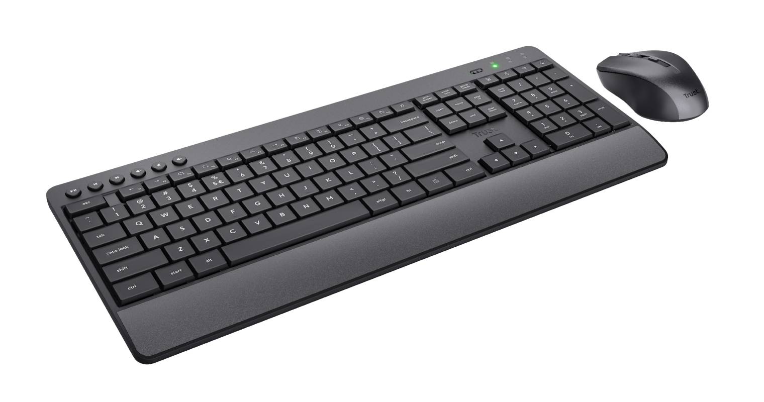 Rca Informatique - image du produit : TREZO ECO WIRELESS KEYBOARD MOUSE PACK