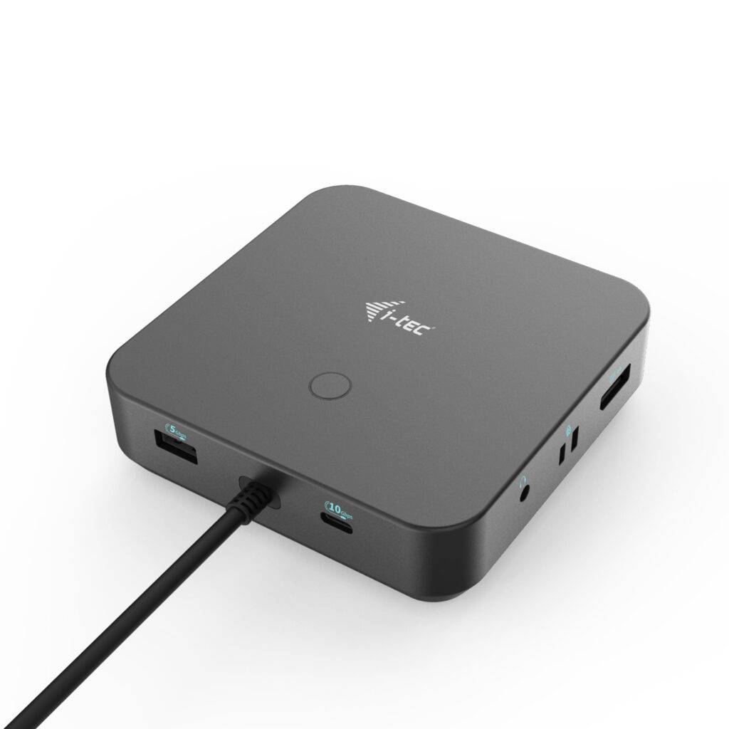 Rca Informatique - image du produit : I-TEC USB-C HDMI+2X DP CHARGER I-TEC DOCK PD 100WCHARGER 112W