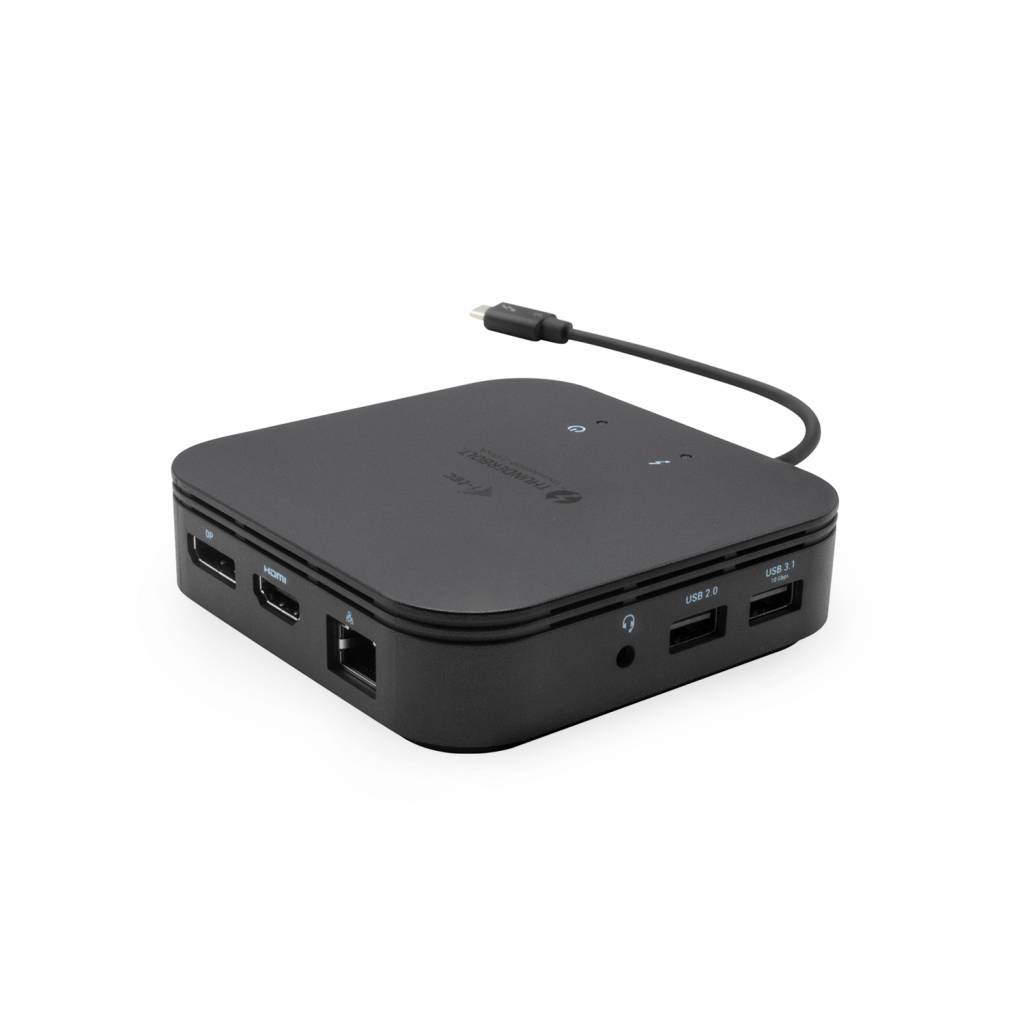 Rca Informatique - image du produit : I-TEC TB3 TRAVELDOCK + CHARGER TB3 DOCK 2X 4K LCD CHARGER 77W