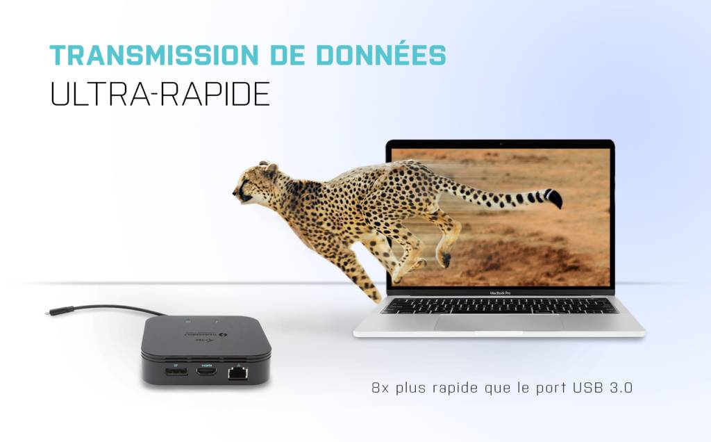 Rca Informatique - image du produit : I-TEC TB3 TRAVELDOCK + CHARGER TB3 DOCK 2X 4K LCD CHARGER 77W