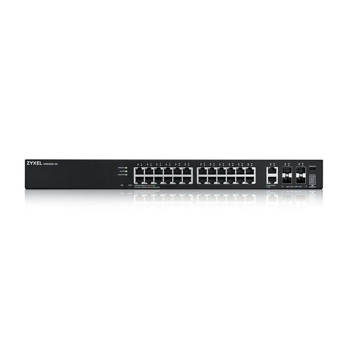 Rca Informatique - image du produit : XGS2220-30 L3 ACCESS SWITCH 24X1G RJ45 2X10MG RJ45 4X10G SFP