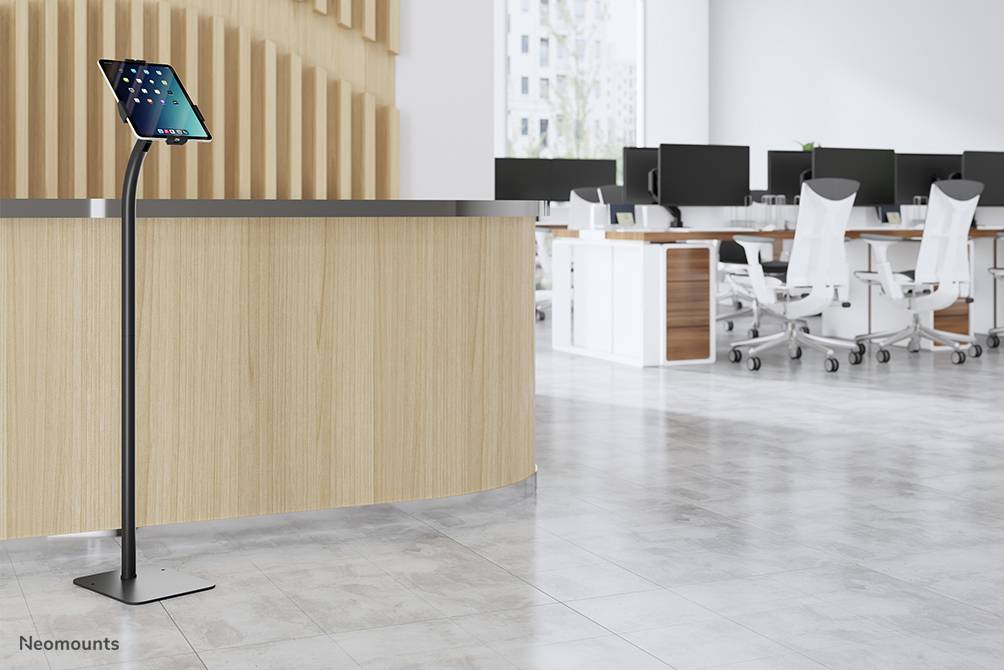 Rca Informatique - image du produit : NEOMOUNTS BY NEWSTAR LOCKABLE UNIVERSAL TABLET FLOOR STAND FOR