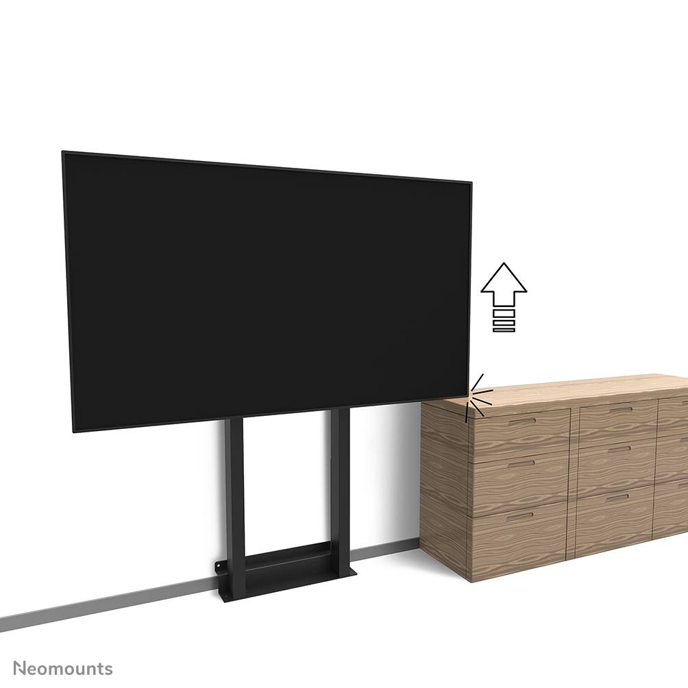 Rca Informatique - image du produit : NEOMOUNTS BY NEWSTAR MOTORISED WALL STAND INCL. STORAGE BOX 10