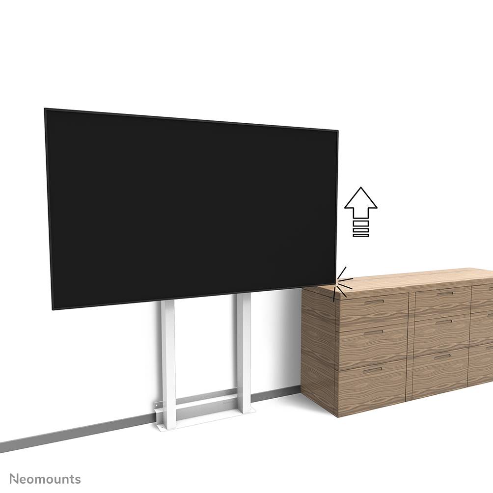 Rca Informatique - image du produit : NEOMOUNTS BY NEWSTAR MOTORISED WALL STAND INCL. STORAGE BOX 10