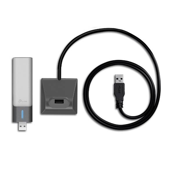 Rca Informatique - image du produit : AX1800 HIGH GAIN DUAL BAND WI-FI 6 USB ADAPTER