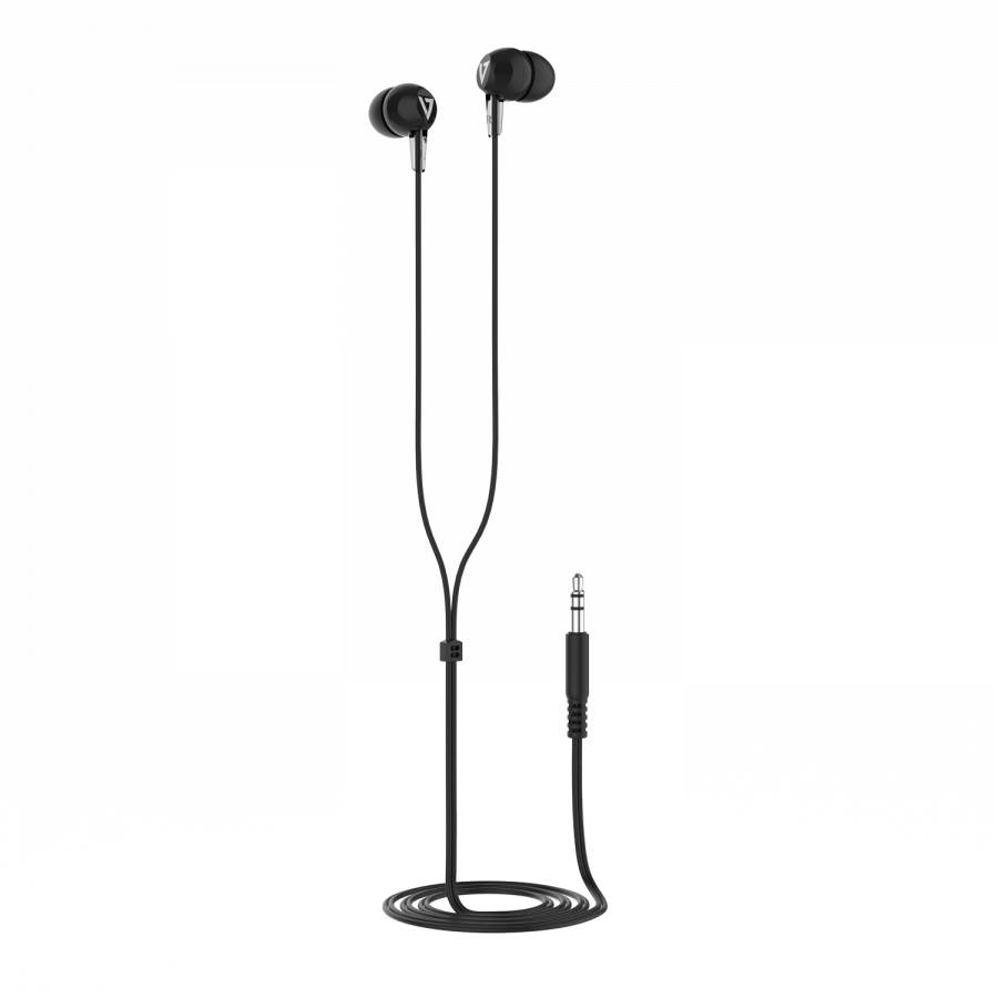 Rca Informatique - image du produit : IN-EAR STEREO EARBUDS 3.5MM 1.2M CABLE BLACK NO MIC