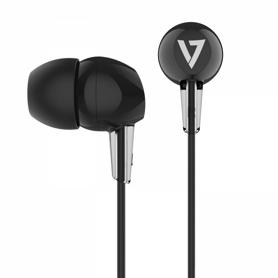 Rca Informatique - Image du produit : IN-EAR STEREO EARBUDS 3.5MM 1.2M CABLE BLACK NO MIC