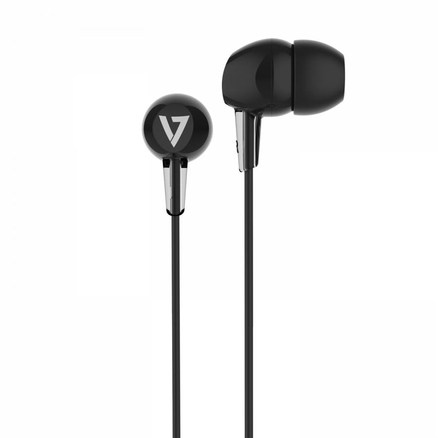 Rca Informatique - image du produit : IN-EAR STEREO EARBUDS 3.5MM 1.2M CABLE BLACK NO MIC