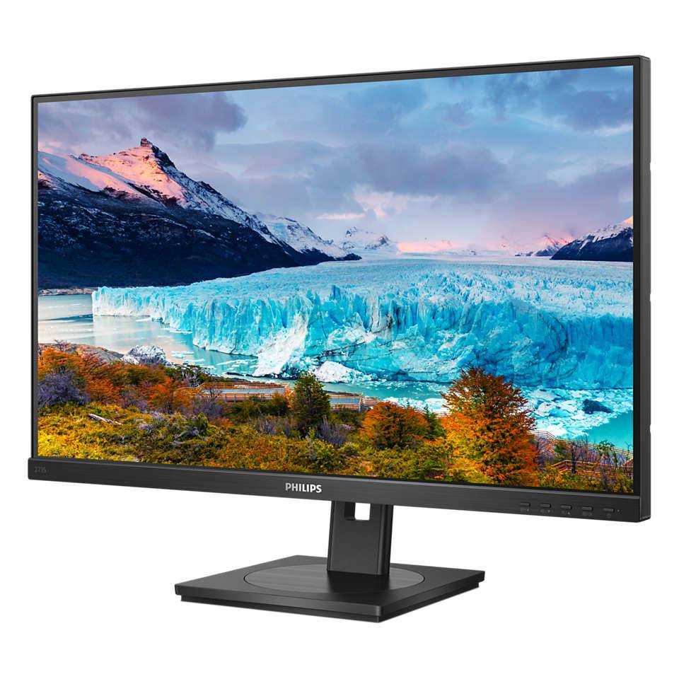 Rca Informatique - image du produit : 273S1/00 27IN IPS FHD 300CD/4MS HDMI/DP/USB-C/4USB-A/HAS