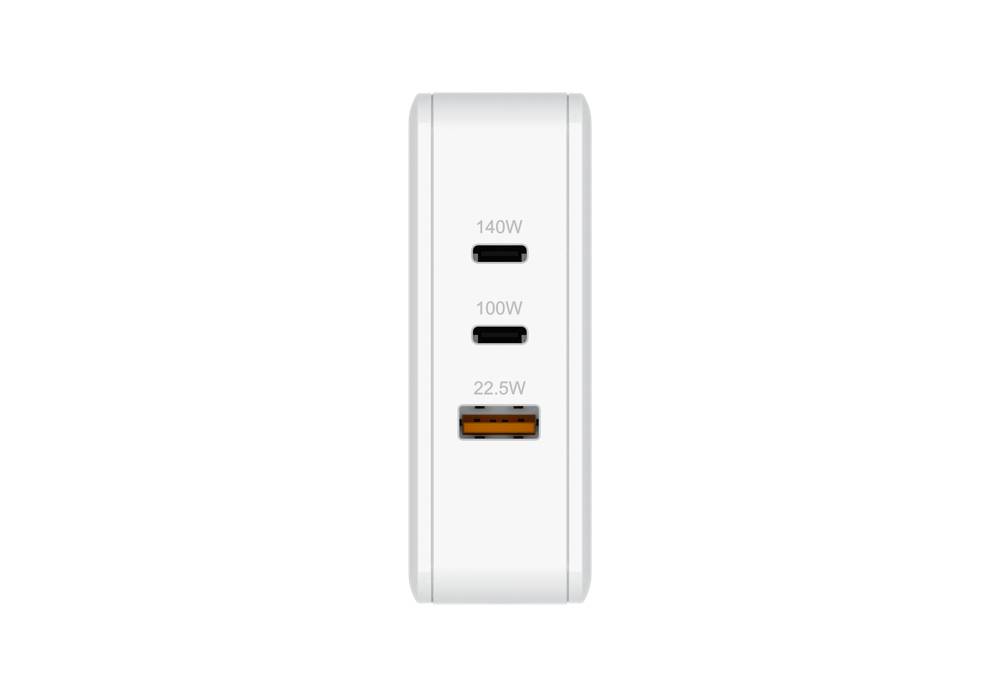 Rca Informatique - image du produit : 140W USB-C PD3.1 EPR GAN WALL CHARGER WHITE