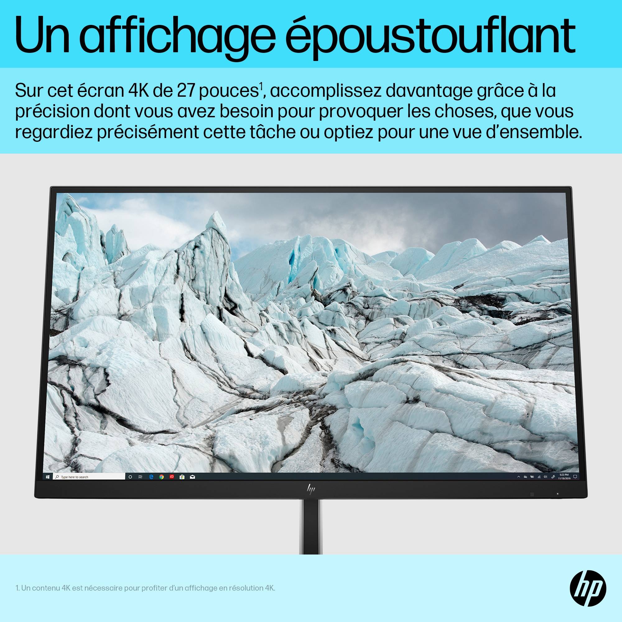 Rca Informatique - image du produit : HP E27K G5 USB-C 4K 27IN MONITOR