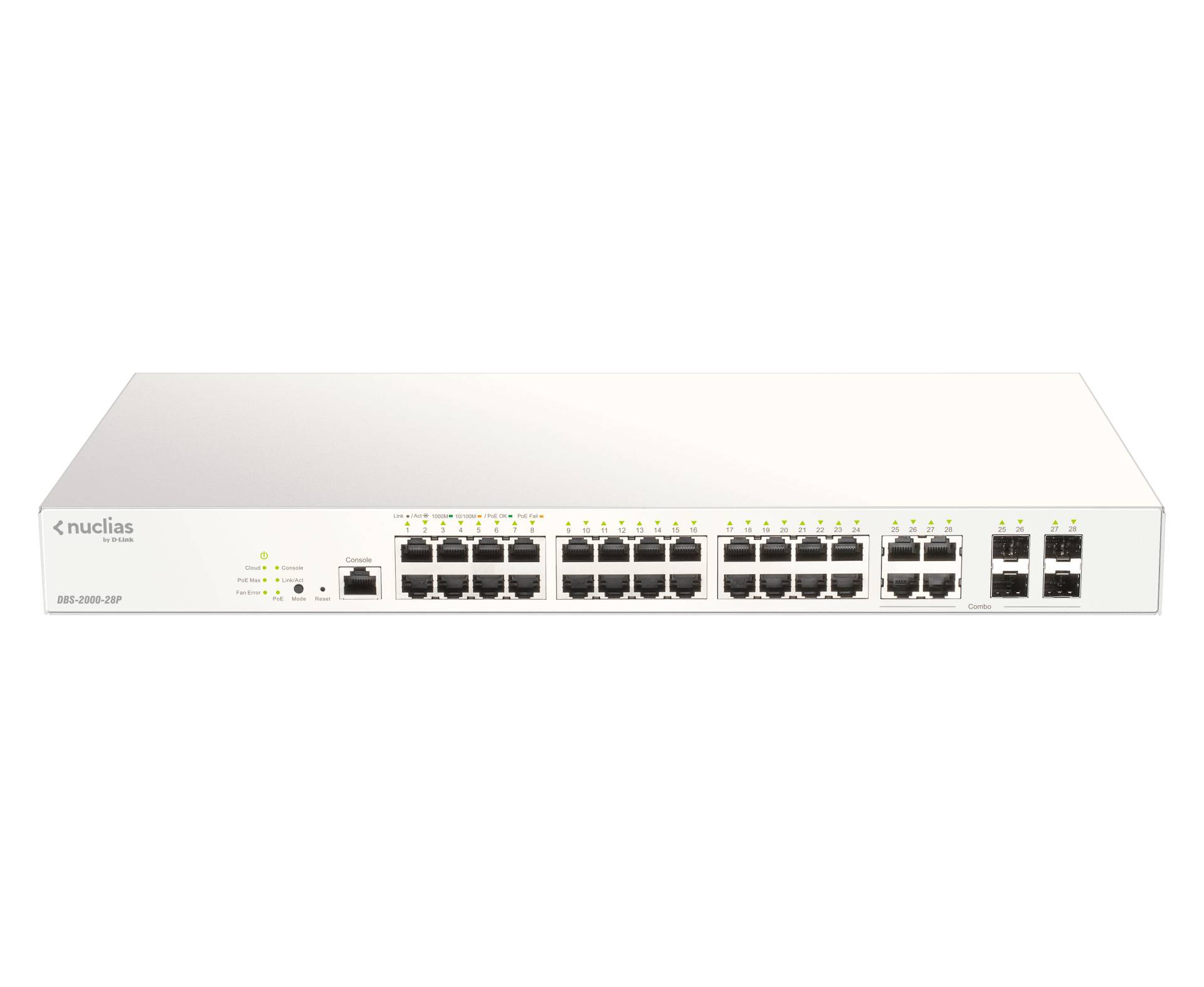 Rca Informatique - Image du produit : NUCLIAS 28-PORT POE+ SWITCH CLOUD MANAGED 193W POE