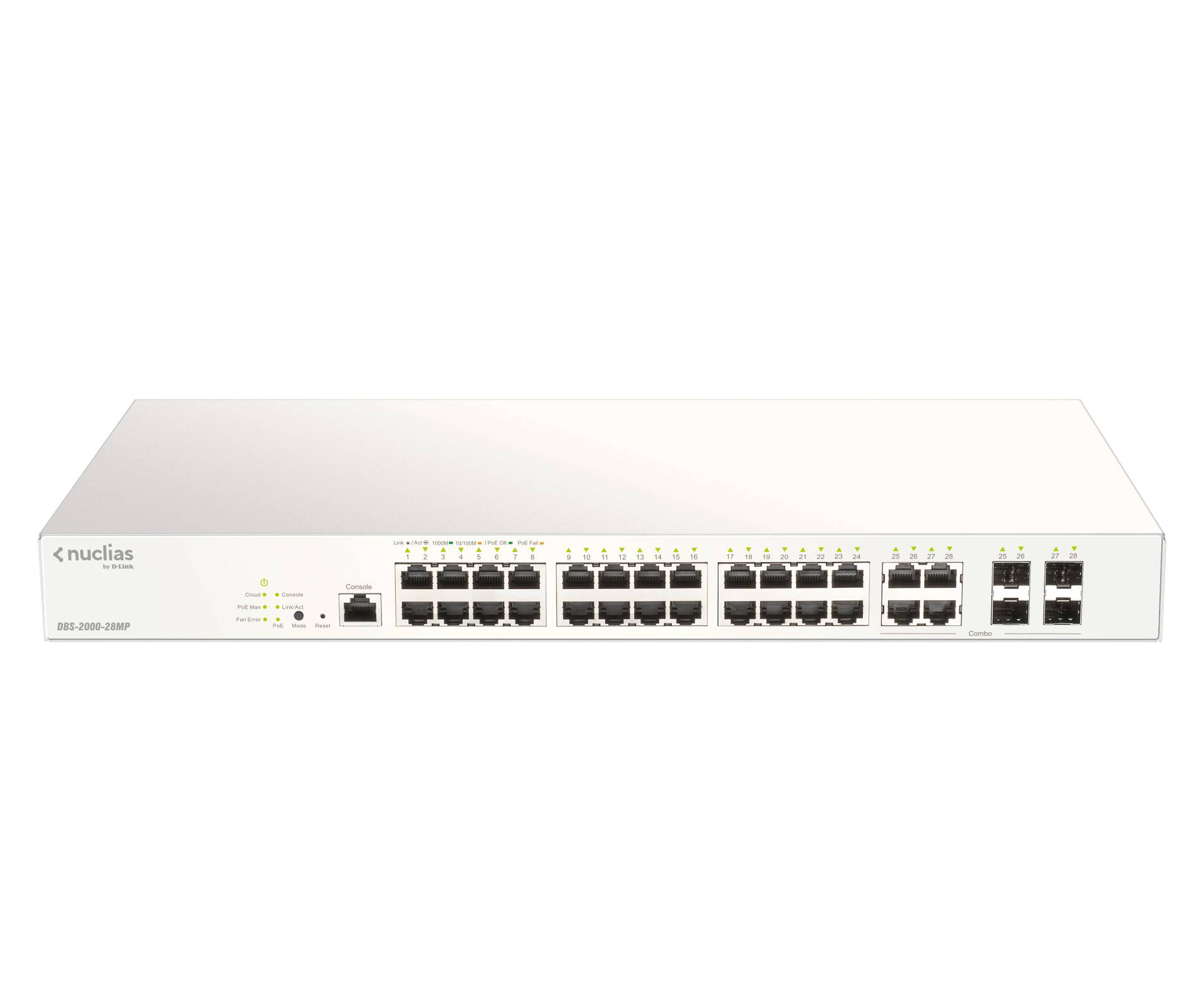 Rca Informatique - Image du produit : NUCLIAS 28-PORT POE+ SWITCH CLOUD MANAGED 370W POE