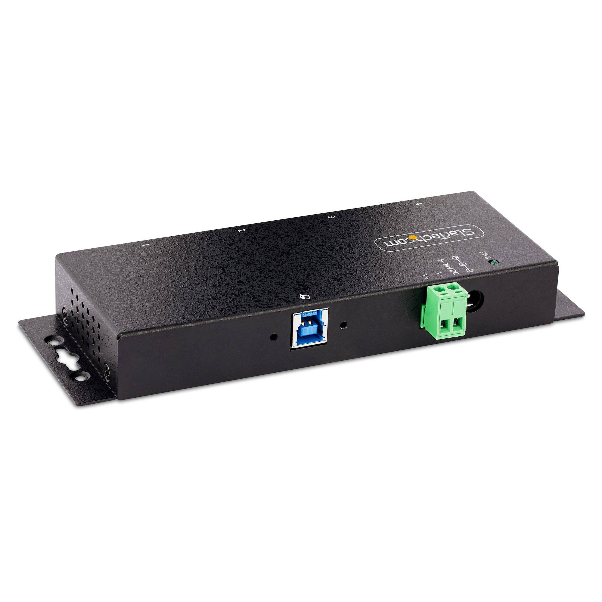 Rca Informatique - image du produit : HUB USB 3.0 5GBPS A 4 PORTS IN DUSTRIEL SPLITTER USB POUR PC