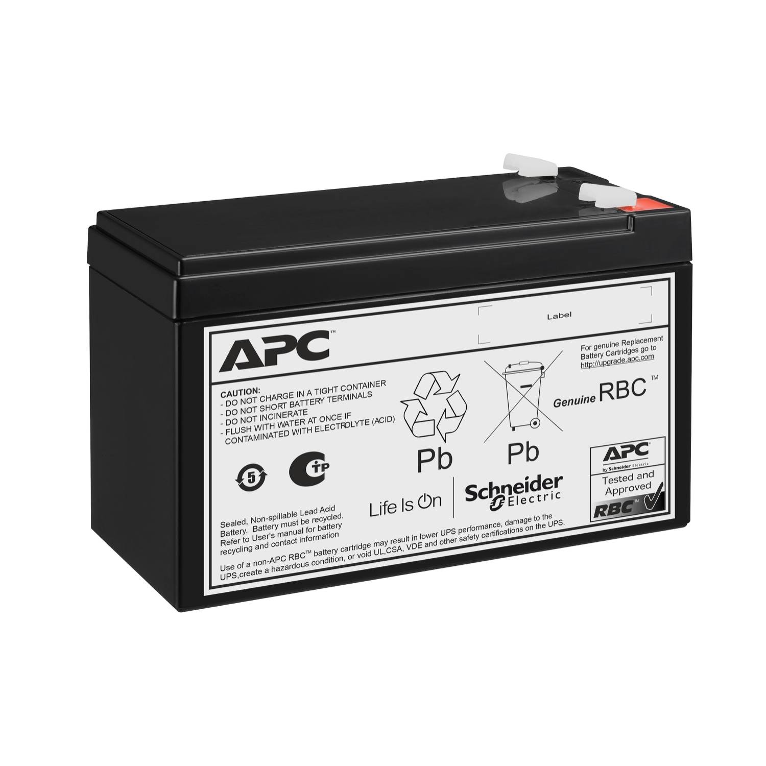 Rca Informatique - image du produit : APC REPLACEMENT BATTERY CARTRIDGE #177