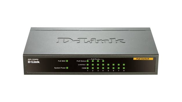 Rca Informatique - Image du produit : DESKTOP SWITCH 8 PORT10/100MBPS UNMANAGED 4 POE PORTS