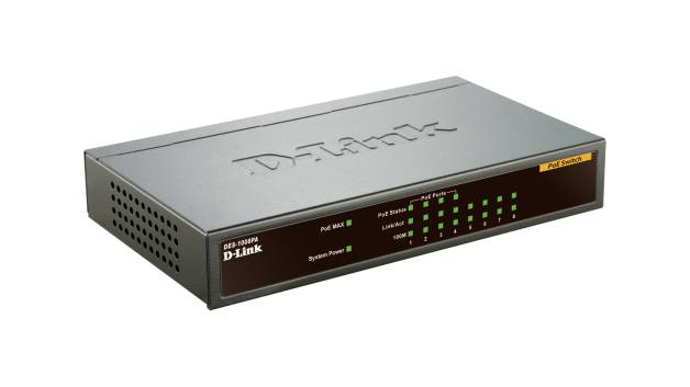 Rca Informatique - image du produit : DESKTOP SWITCH 8 PORT10/100MBPS UNMANAGED 4 POE PORTS