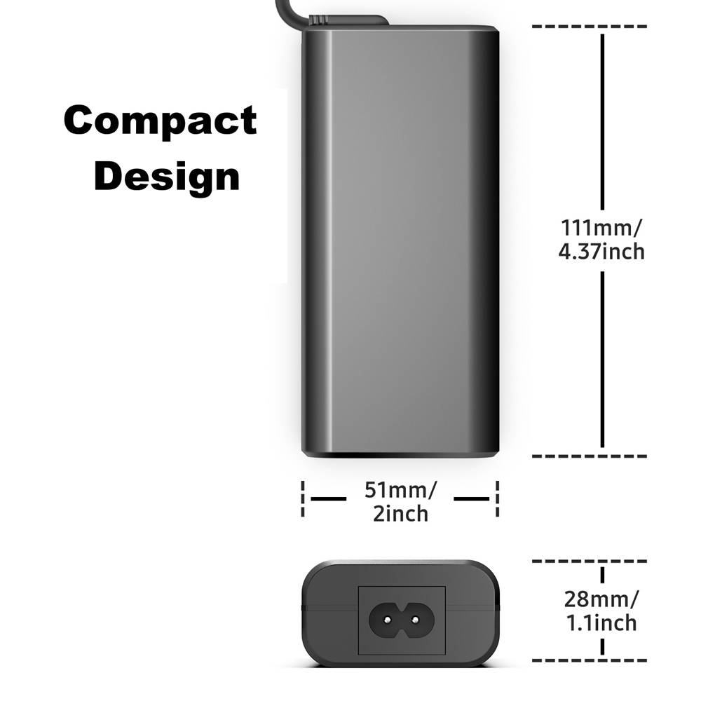Rca Informatique - image du produit : 65W USB-C AC ADAPTER WITH 8 OUTPUT VOLTAGES FOR ALL USB-C DE