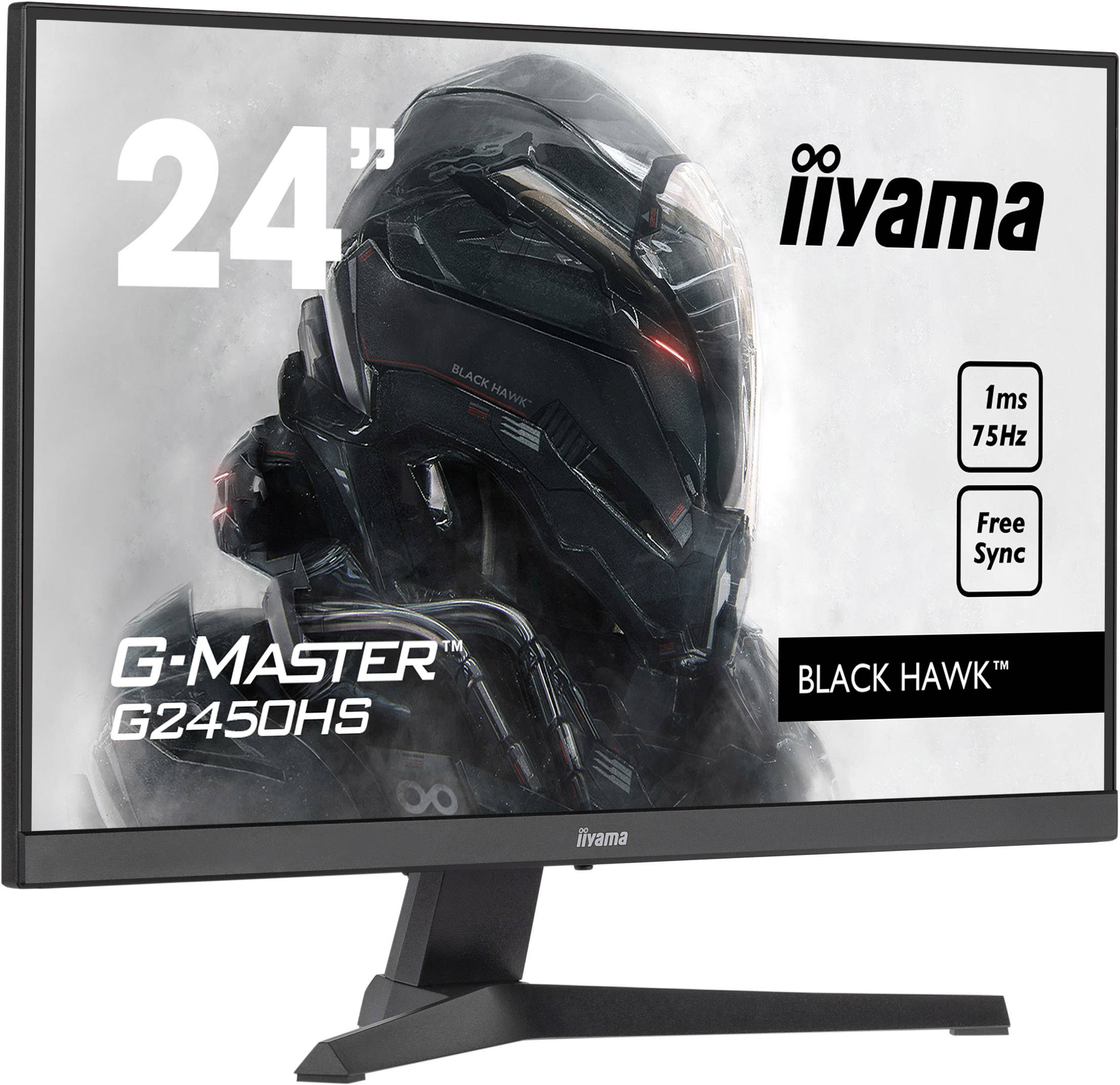 Rca Informatique - image du produit : G2450HS-B1 23.8IN VA FHD 75HZ 250CD/1MS/HDMI/DP