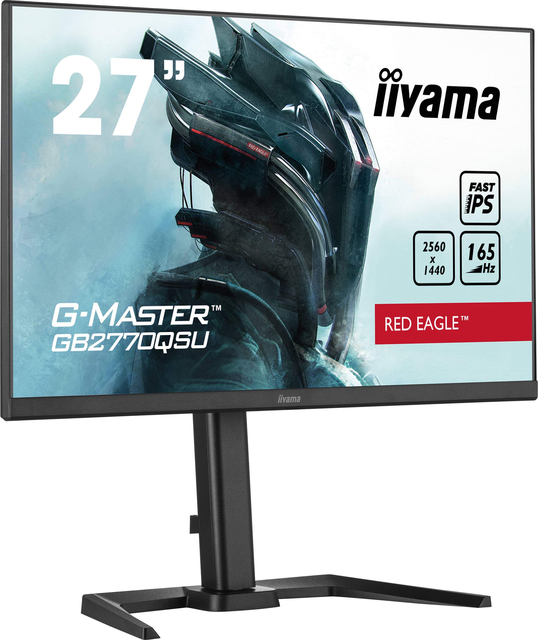 Rca Informatique - image du produit : GB2770QSU-B5 27IN IPS WQHD 165H 400CD/1000:1/0.5MS/HDMI/DP/2USB