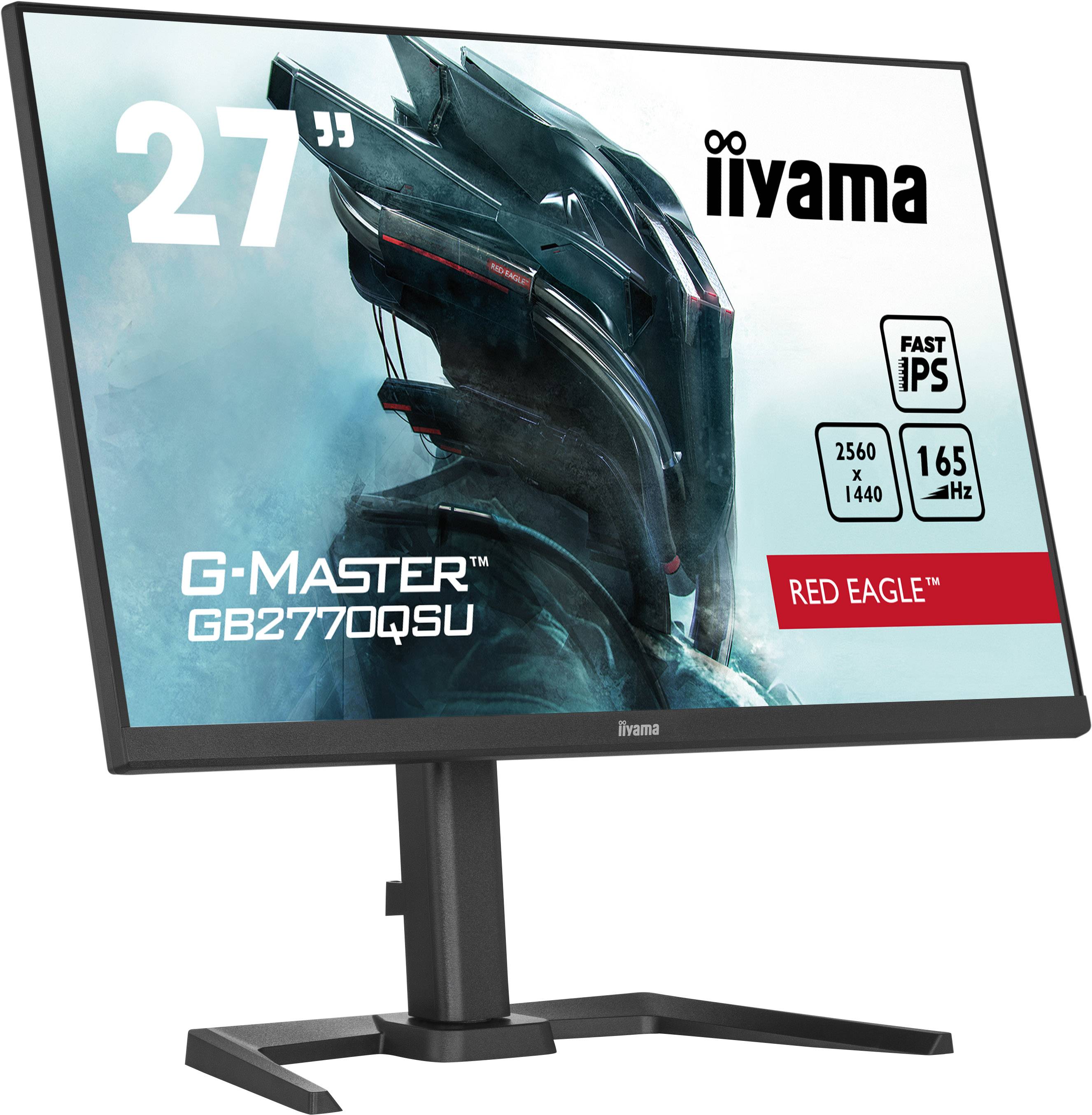 Rca Informatique - image du produit : GB2770QSU-B5 27IN IPS WQHD 165H 400CD/1000:1/0.5MS/HDMI/DP/2USB