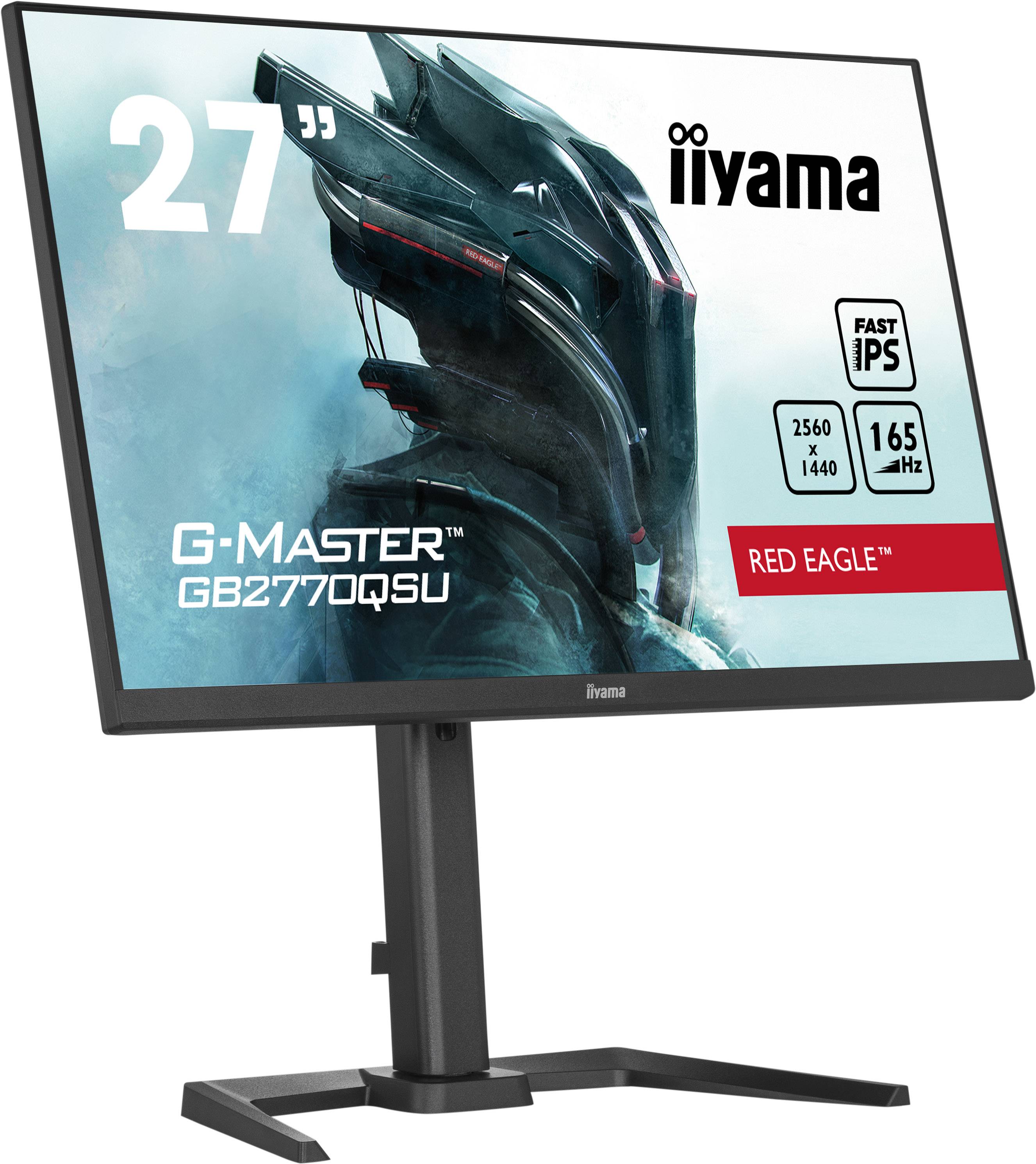 Rca Informatique - image du produit : GB2770QSU-B5 27IN IPS WQHD 165H 400CD/1000:1/0.5MS/HDMI/DP/2USB