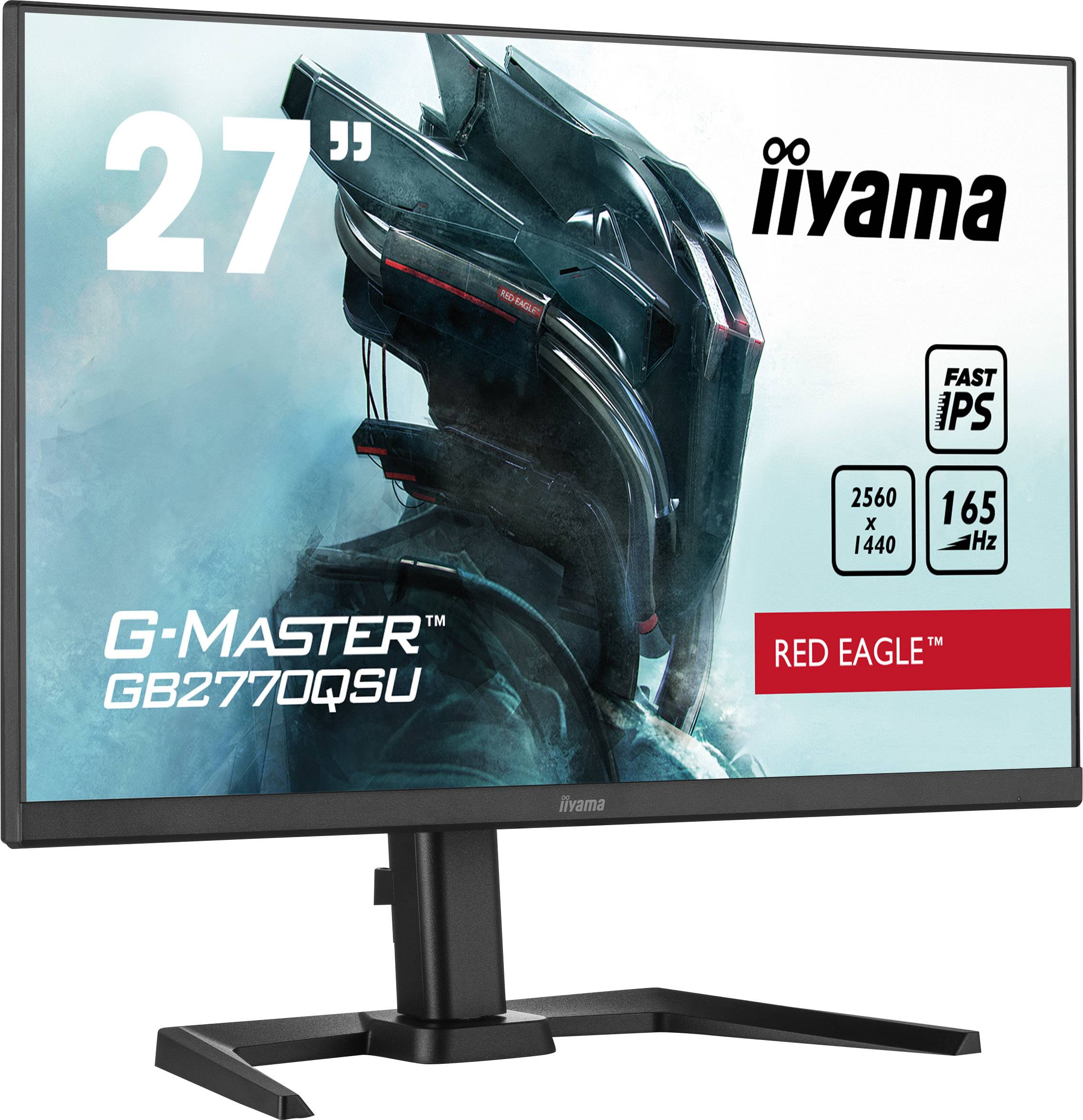 Rca Informatique - image du produit : GB2770QSU-B5 27IN IPS WQHD 165H 400CD/1000:1/0.5MS/HDMI/DP/2USB