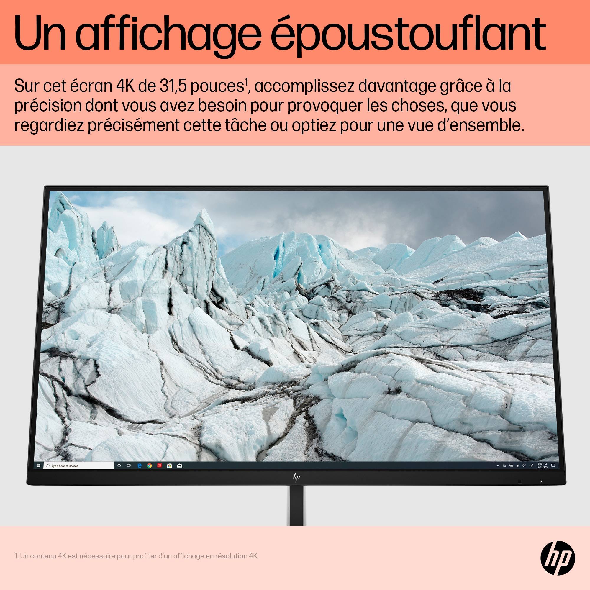 Rca Informatique - image du produit : 31.5IN LCD 3840 X 2160 1000:1 5MS GTG