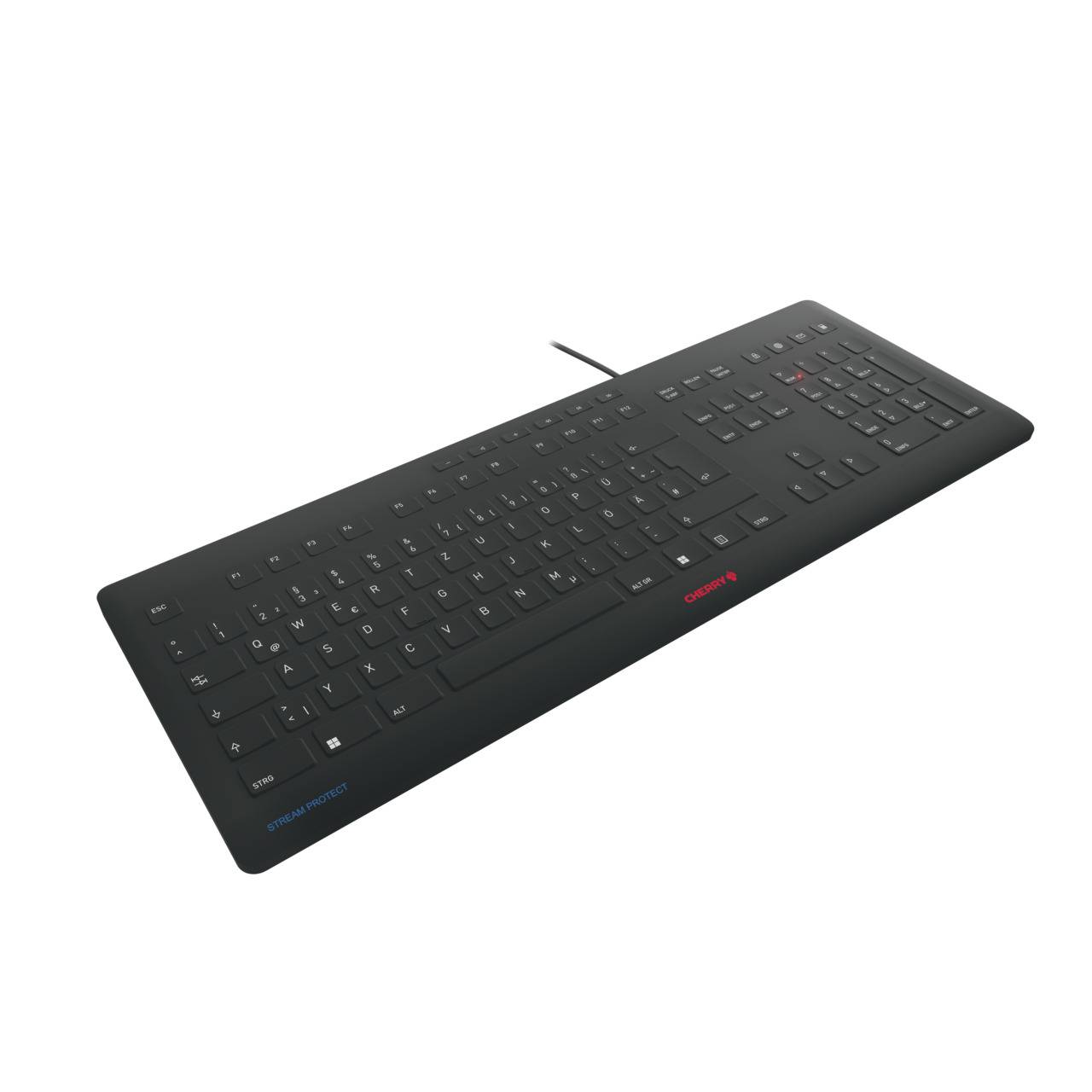 Rca Informatique - image du produit : STREAM PROTECT WIRED GER BLACK QWERTZ