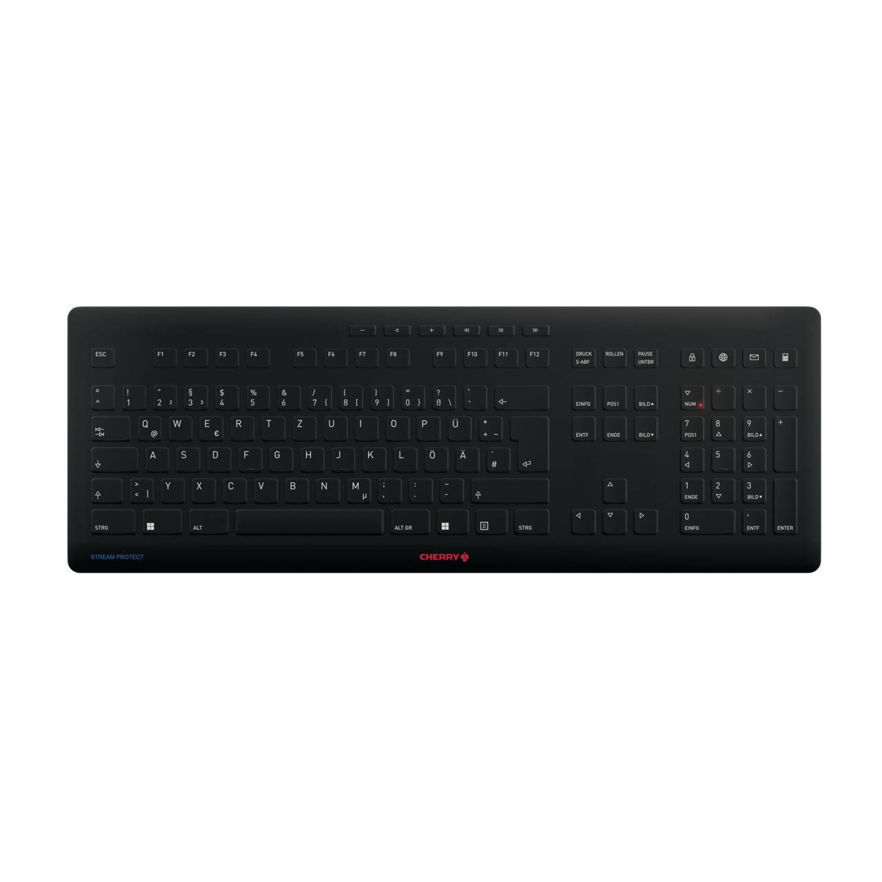 Rca Informatique - Image du produit : STREAM PROTECT WIRELESS GER BLACK QWERTZ