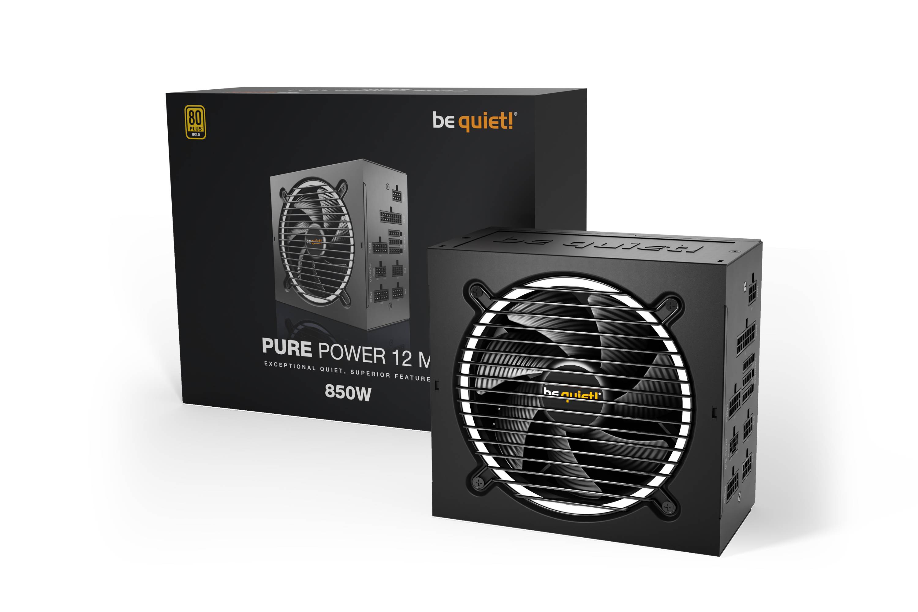 Rca Informatique - image du produit : PURE POWER 12 M 850W 80PLUS GOLD POWER SUPPLY