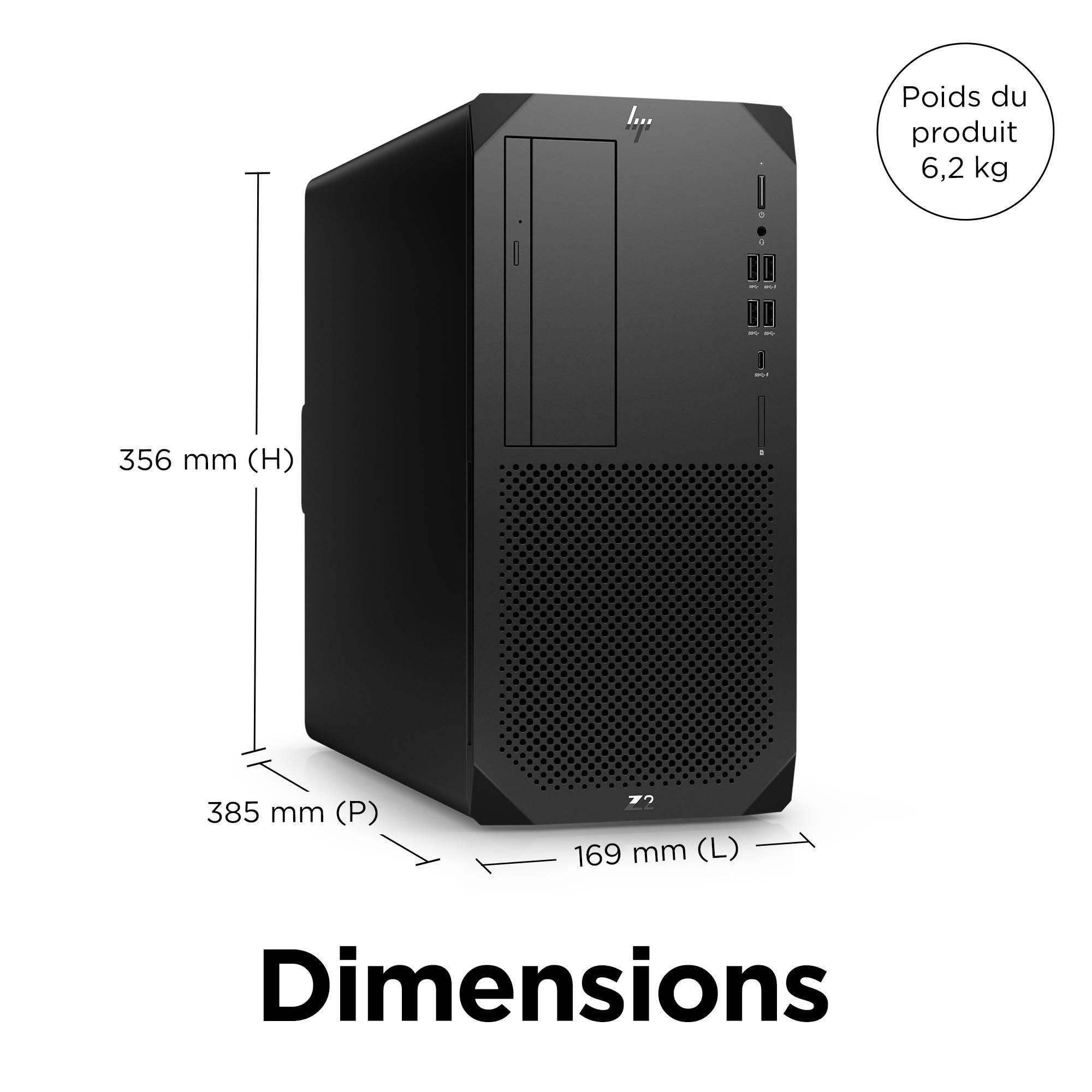 Rca Informatique - image du produit : Z2 G9 TWR I712700 16GB/1TB NOOS