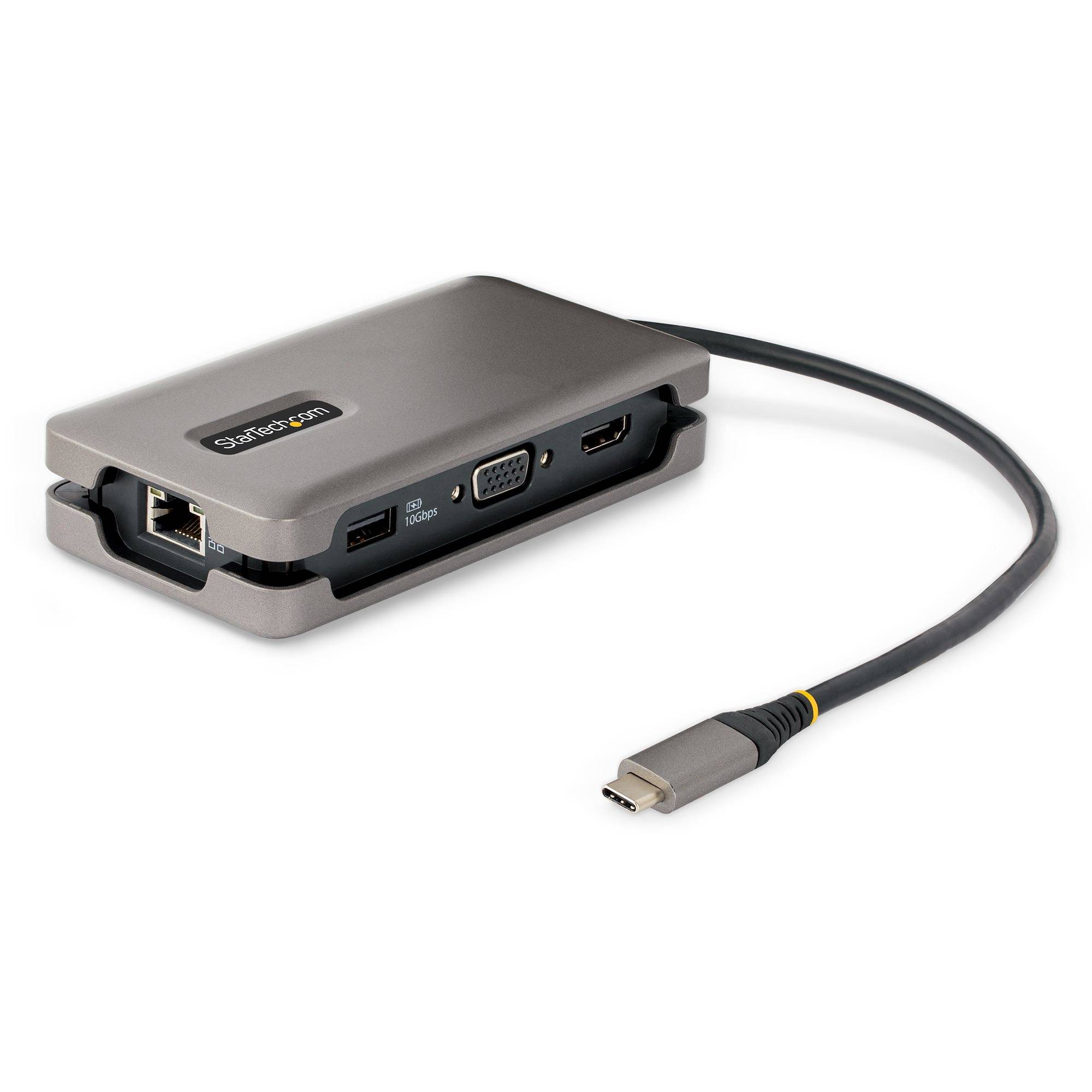 Rca Informatique - image du produit : USB-C MULTIPORT ADAPTER HDMI VGA TYPE-C LAPTOP DOCKING STATIO