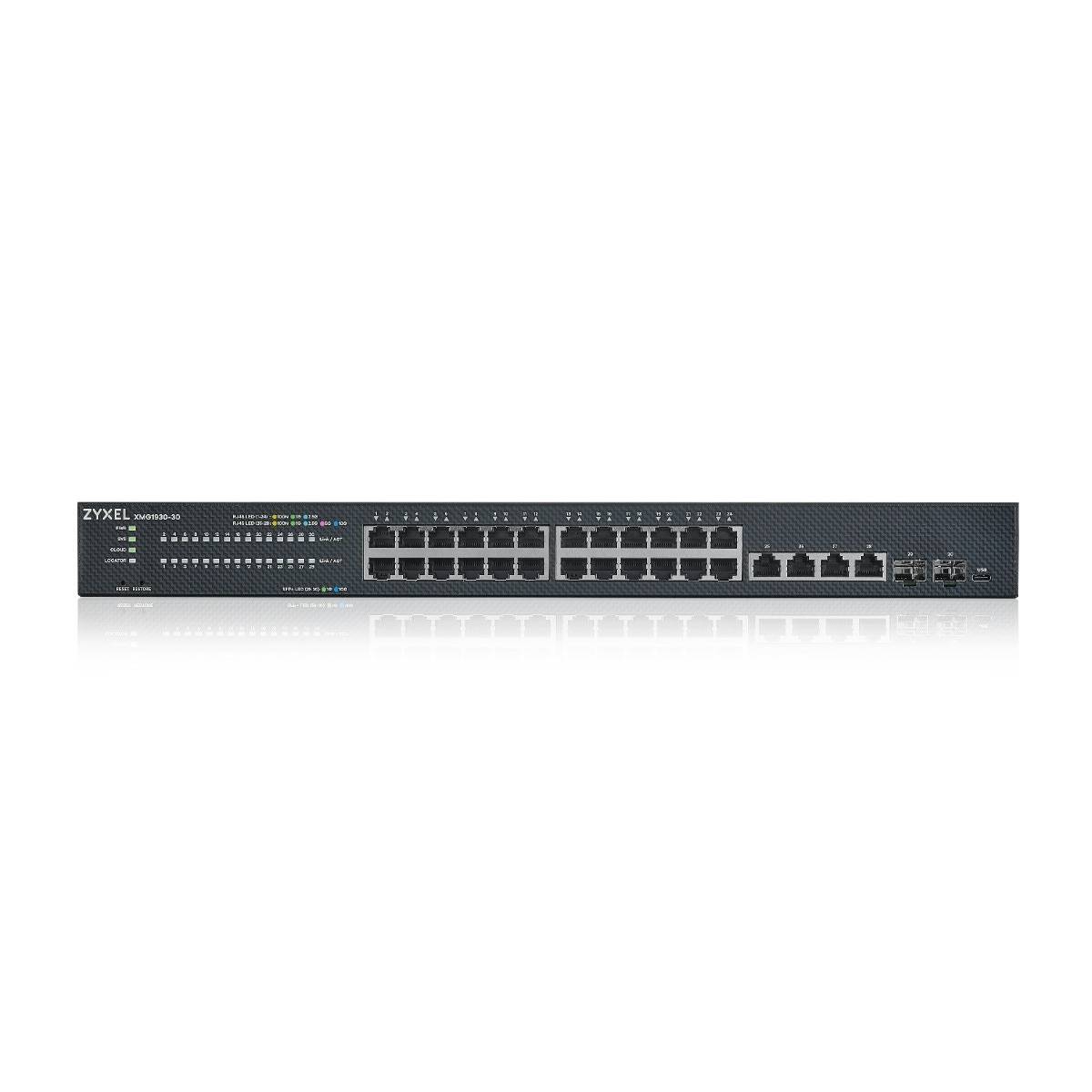 Rca Informatique - image du produit : XMG1930-30 24-PORT 2.5GBE SMART MANAGED LAYER 2 SWITCH