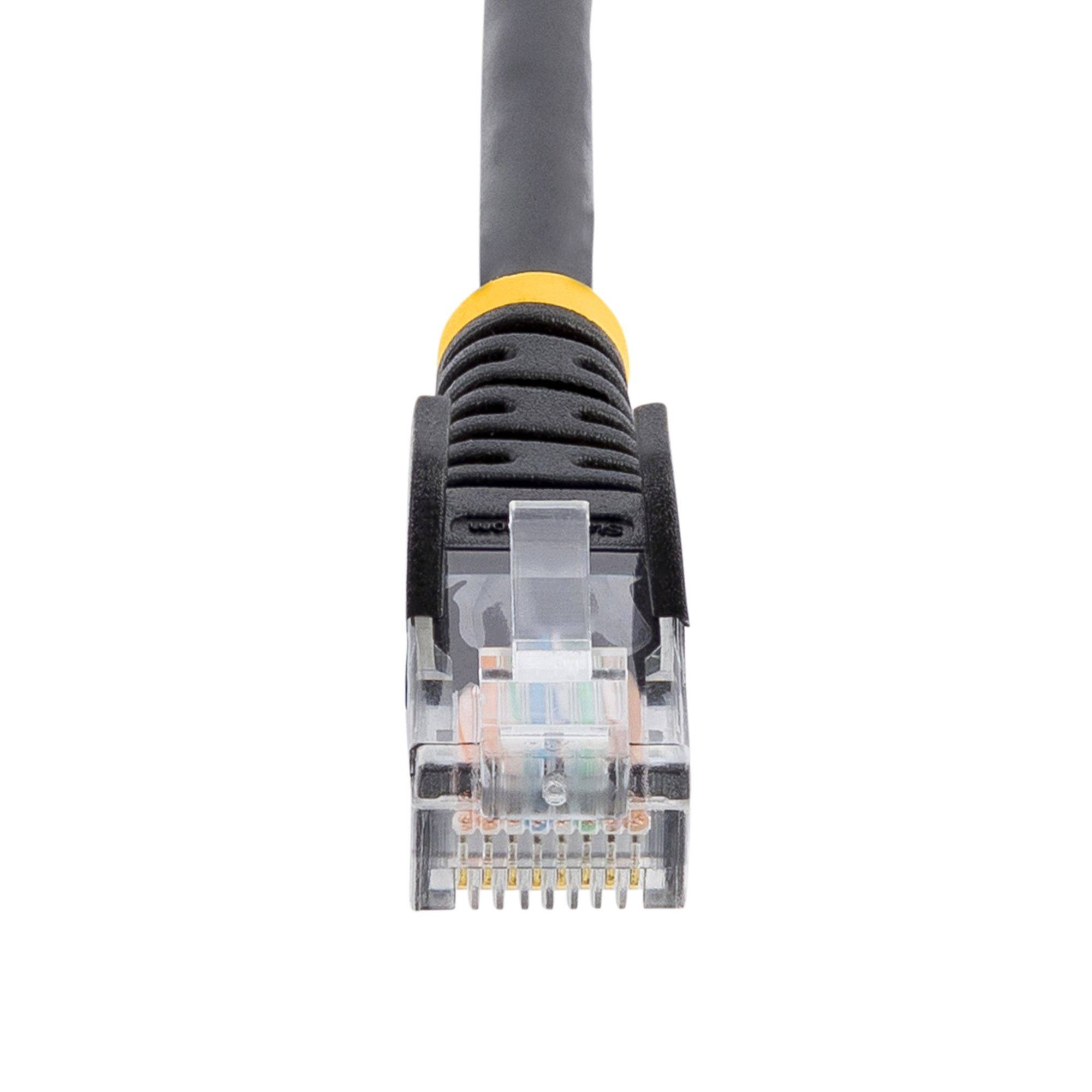 Rca Informatique - image du produit : 7M BLACK CAT5E CABLE SNAGLESS ETHERNET CABLE - UTP