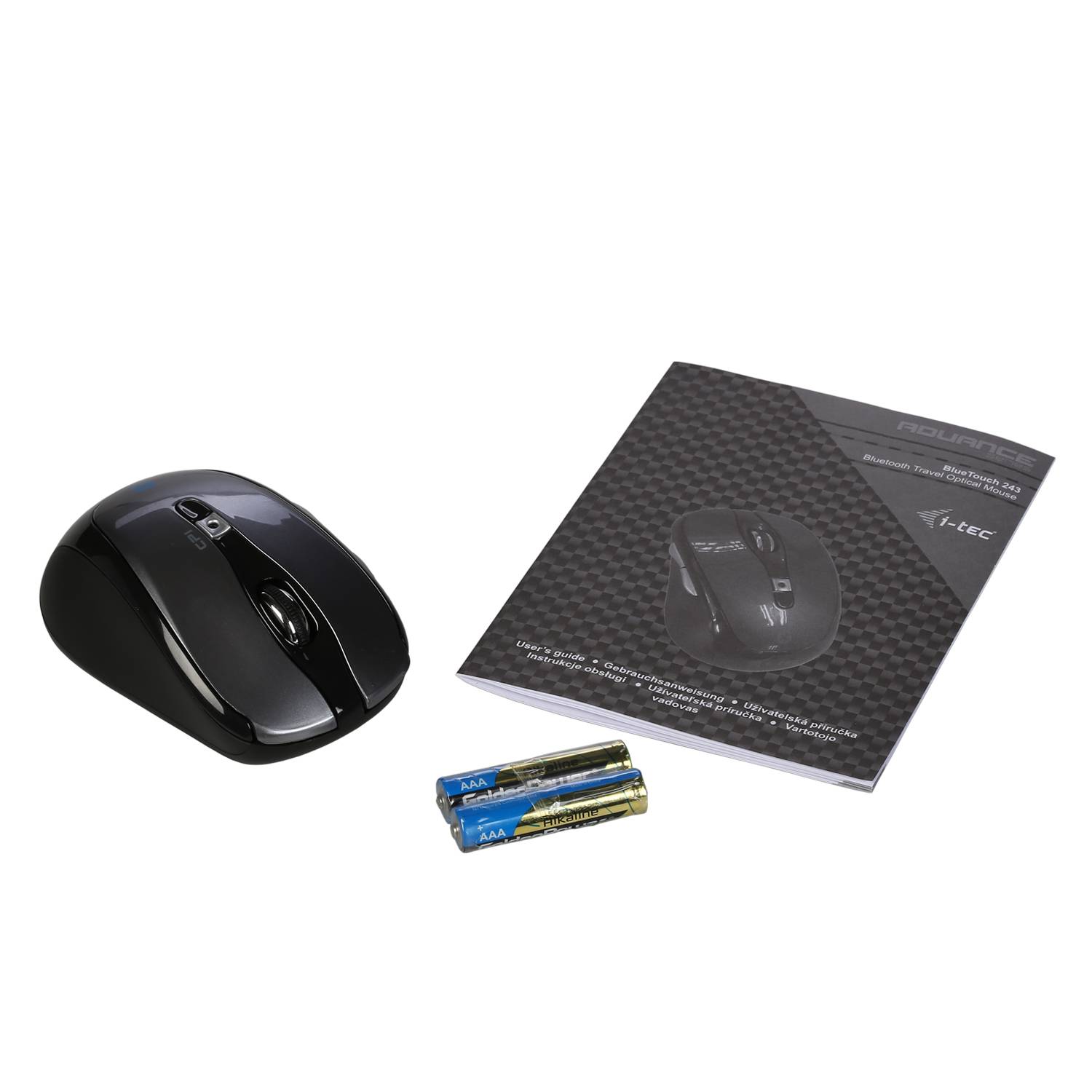 Rca Informatique - image du produit : I-TEC BLUETOOTH MOUSE 10M 1600DPI 6-BUTTON NO BT DONGLE