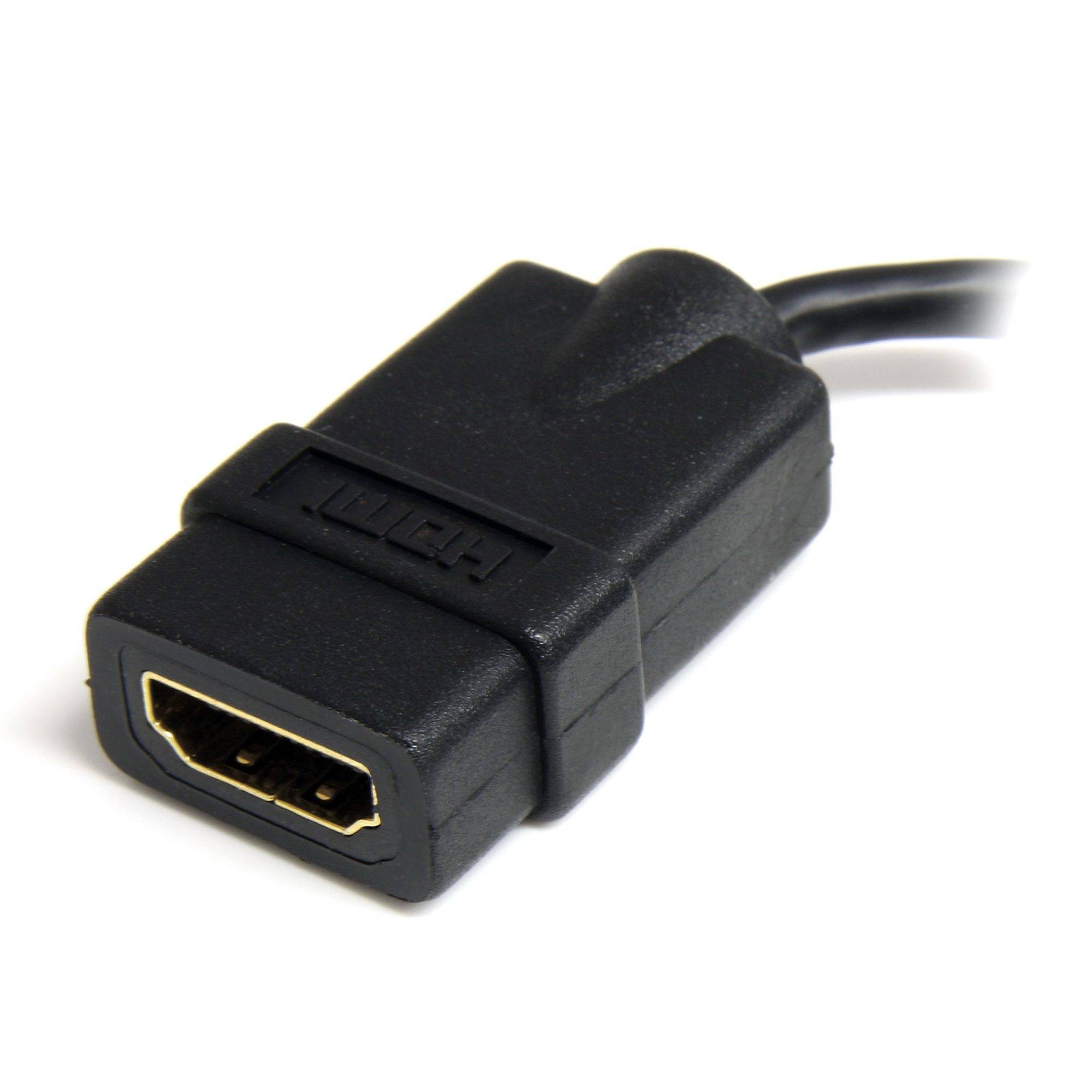 Rca Informatique - image du produit : 5IN HIGH SPEED HDMI ADAPT CABLE W/ ETHERNET TO HDMI MICRO