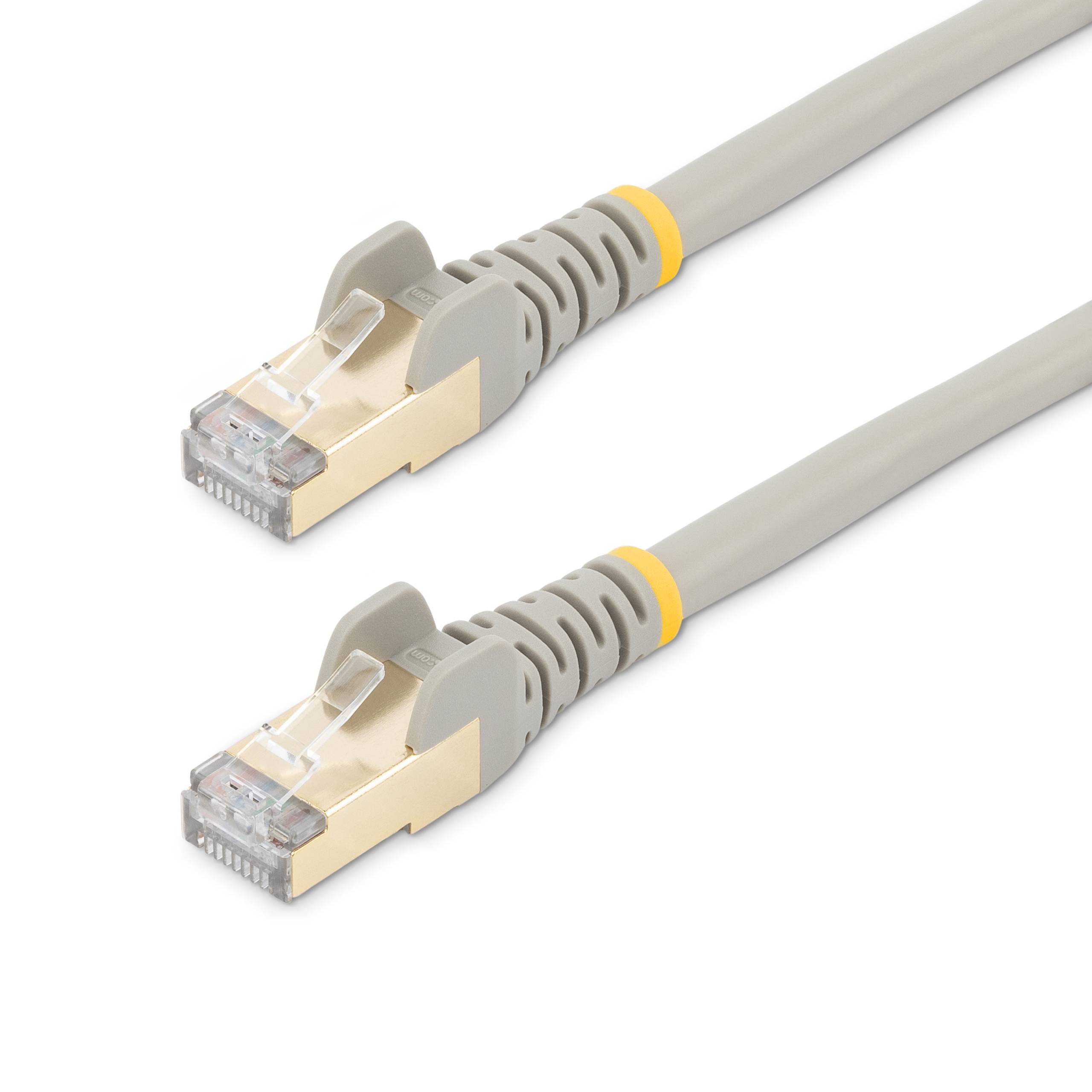 Rca Informatique - image du produit : 2M CAT6A PATCH CABLE - GRAY CAT 6A NETWORK CABLE - STP