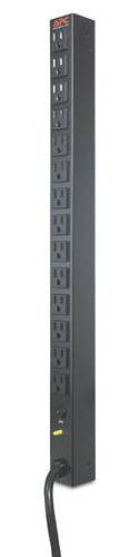 Rca Informatique - image du produit : RACK PDU BASIC ZERO U 20A/ 120V/ (14)5-15